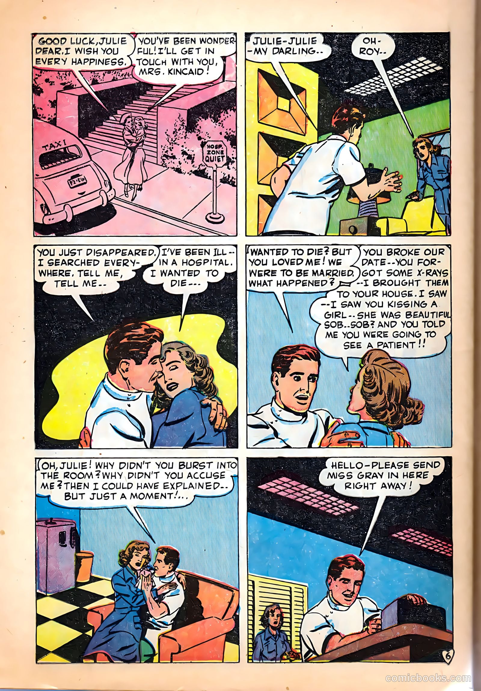 Romantic Hearts #6 (1952) — page 32 of 36