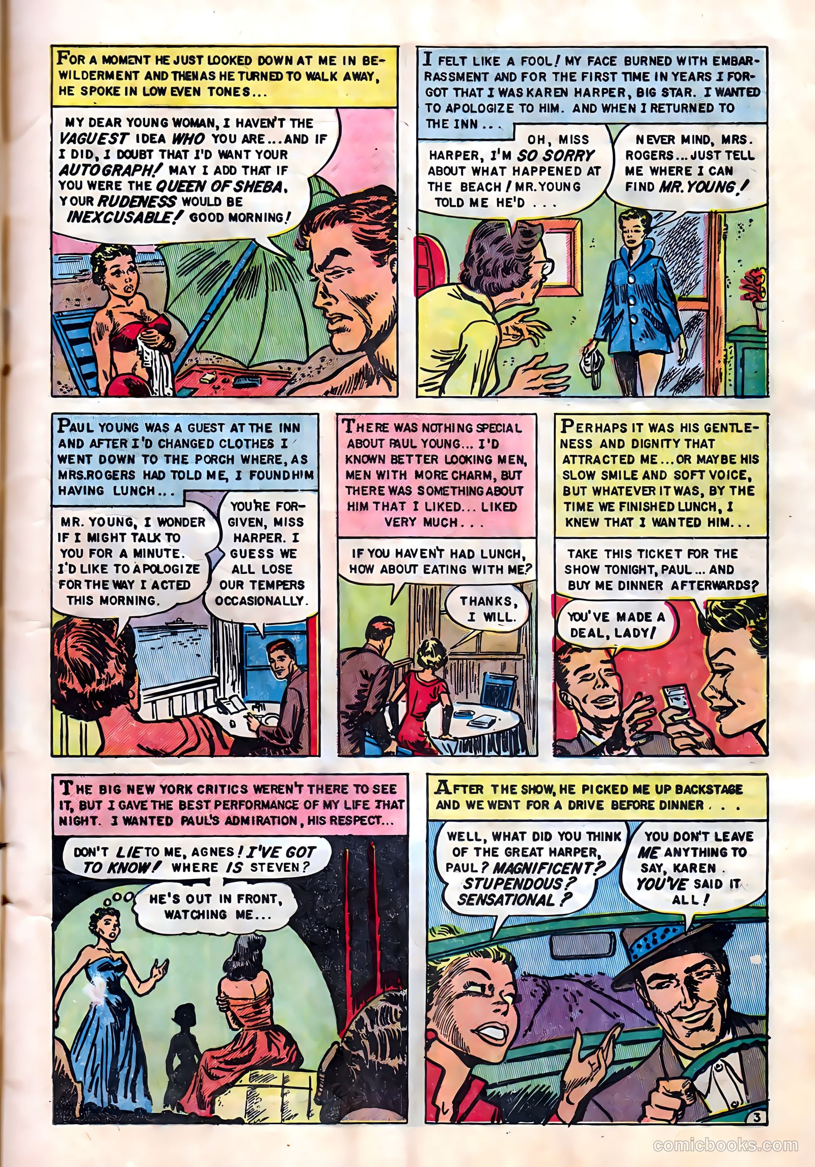 Romantic Hearts #7 (1954) — page 5 of 36