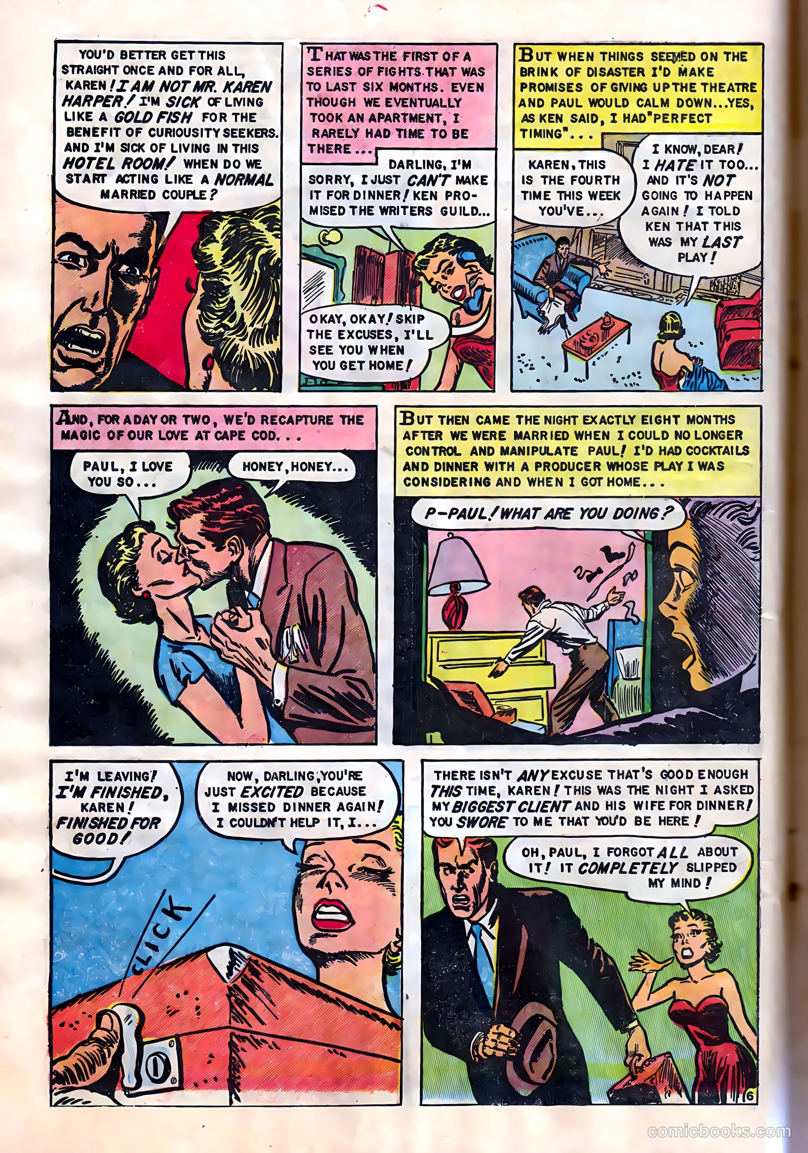 Romantic Hearts #7 (1954) — page 8 of 36