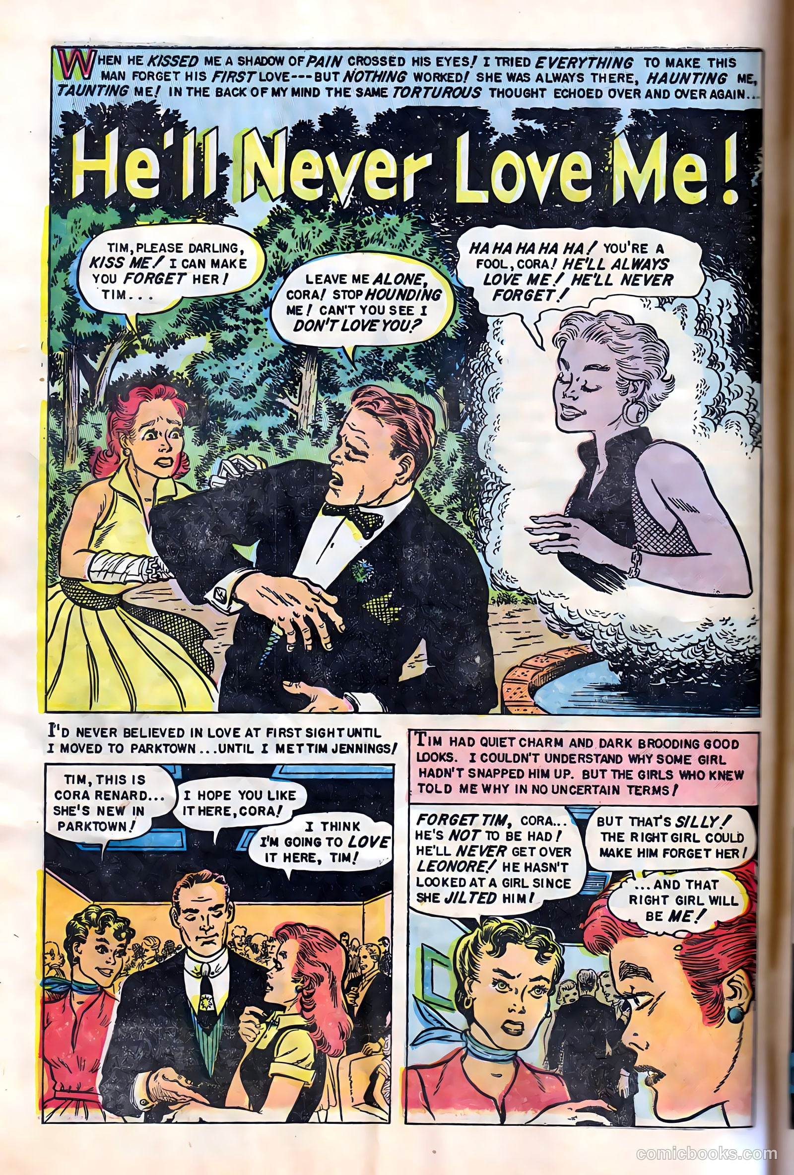 Romantic Hearts #7 (1954) — page 28 of 36