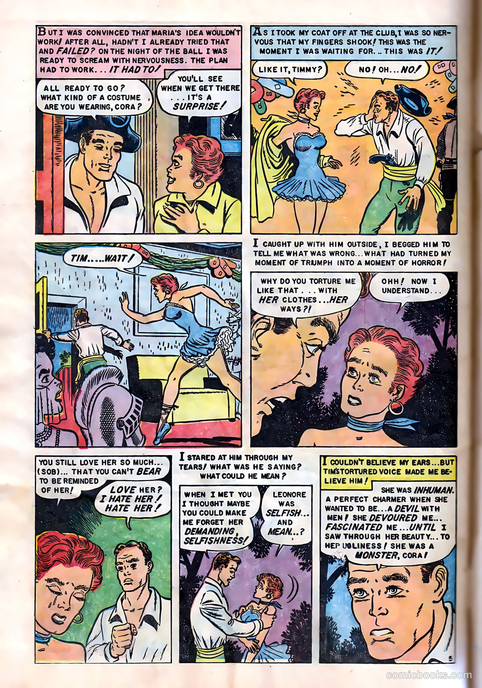 Romantic Hearts #7 (1954) — page 32 of 36