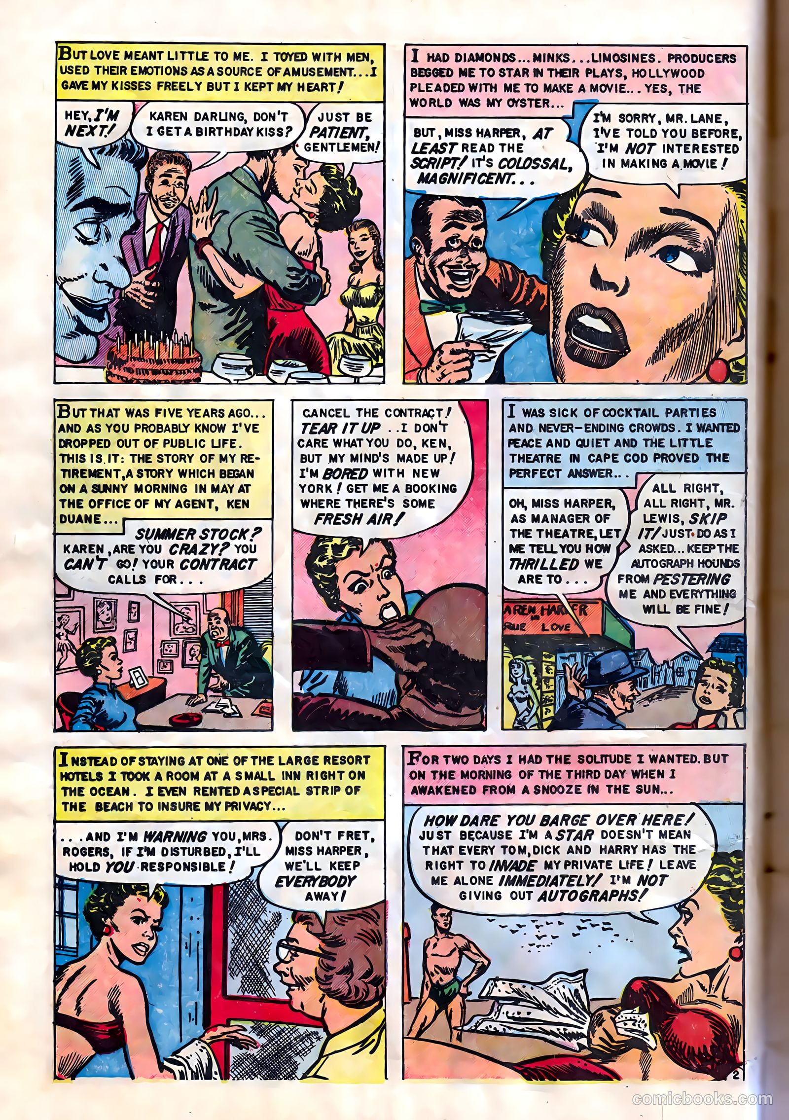 Romantic Hearts #7 (1952) — page 4 of 36