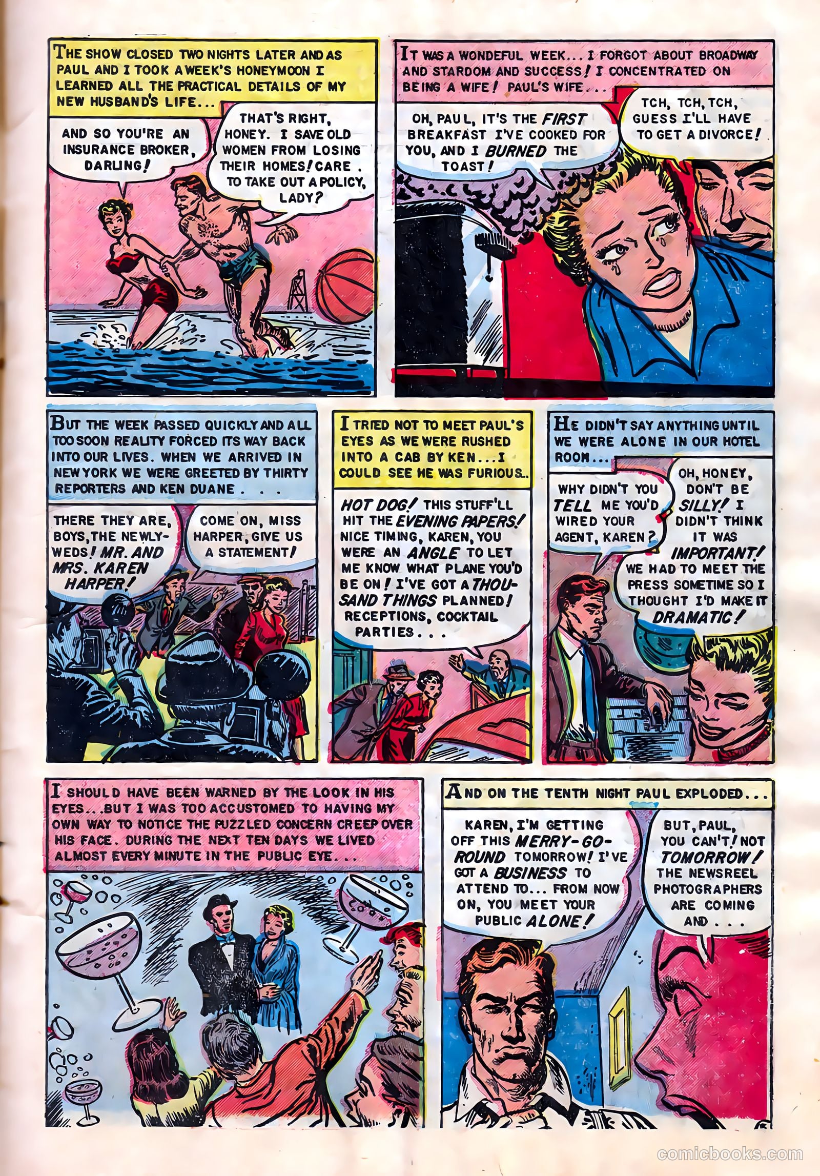 Romantic Hearts #7 (1952) — page 7 of 36