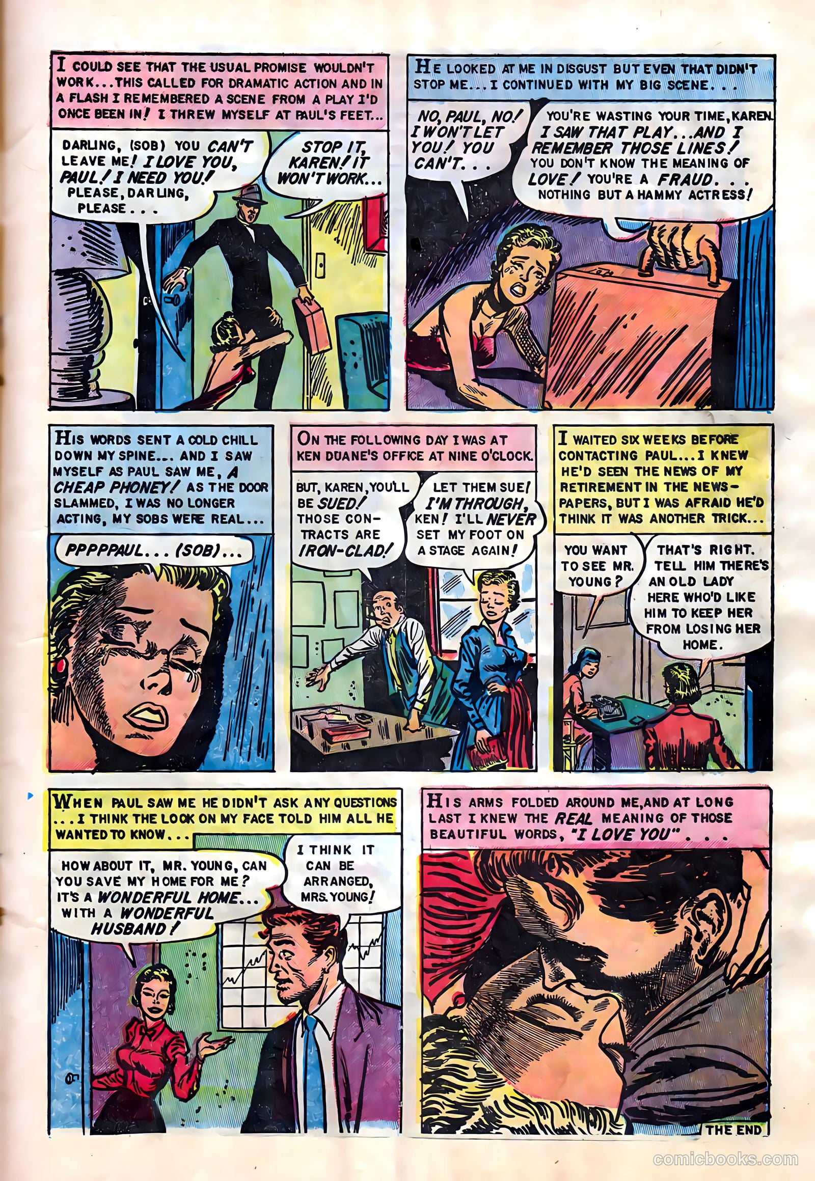 Romantic Hearts #7 (1952) — page 9 of 36