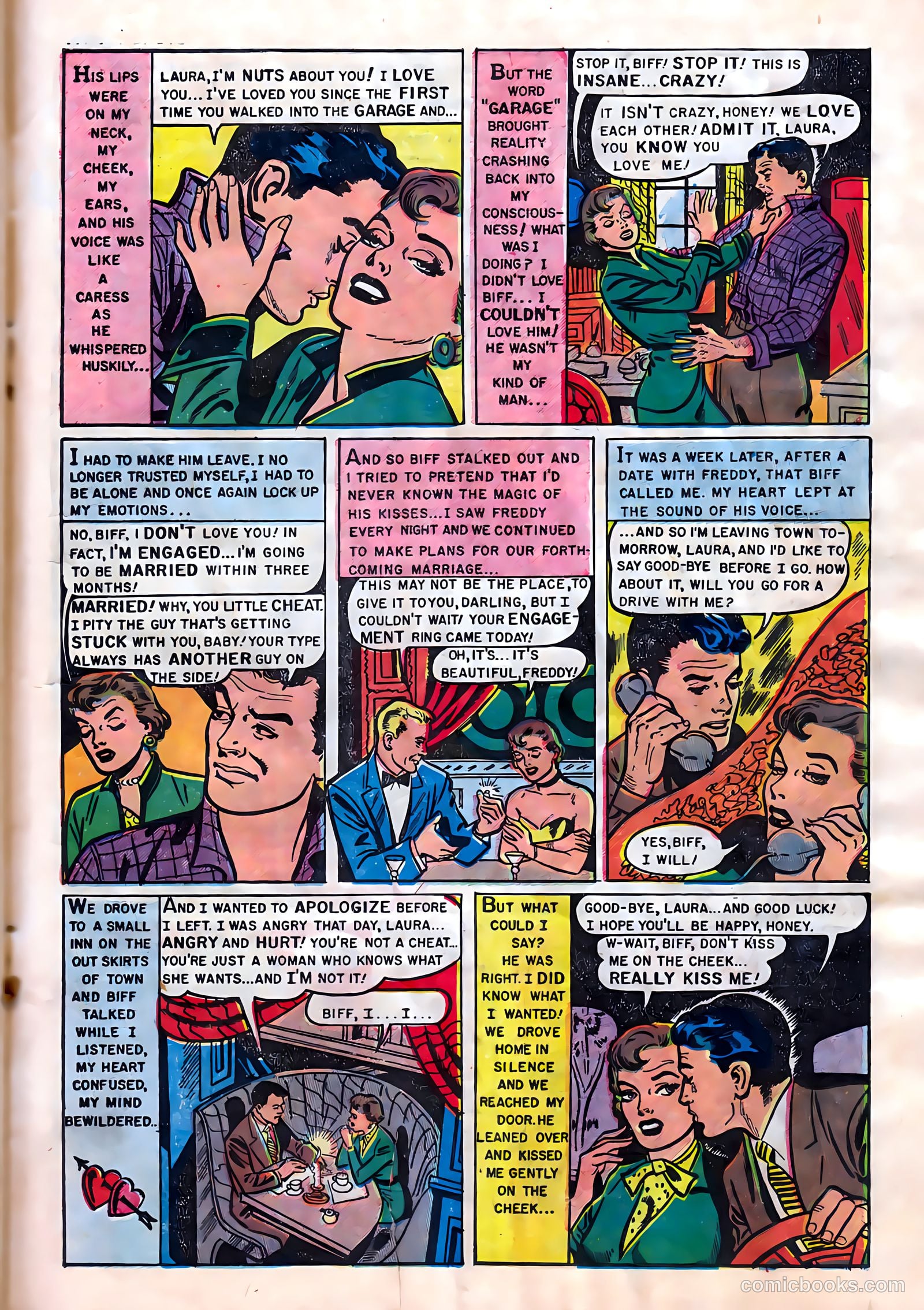 Romantic Hearts #7 (1952) — page 15 of 36