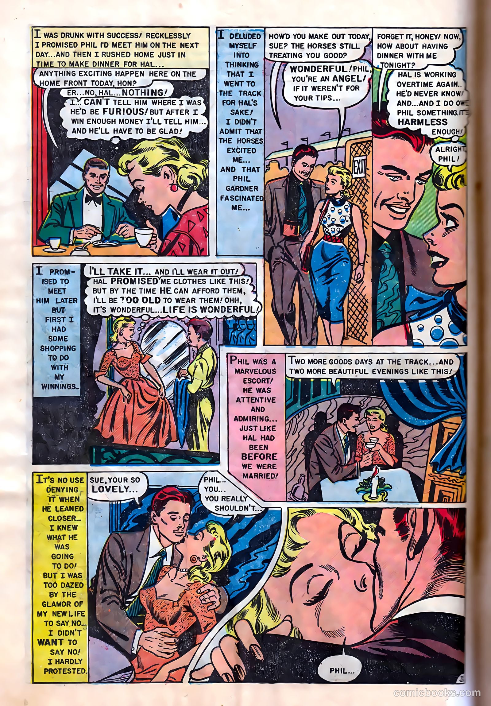 Romantic Hearts #7 (1952) — page 22 of 36