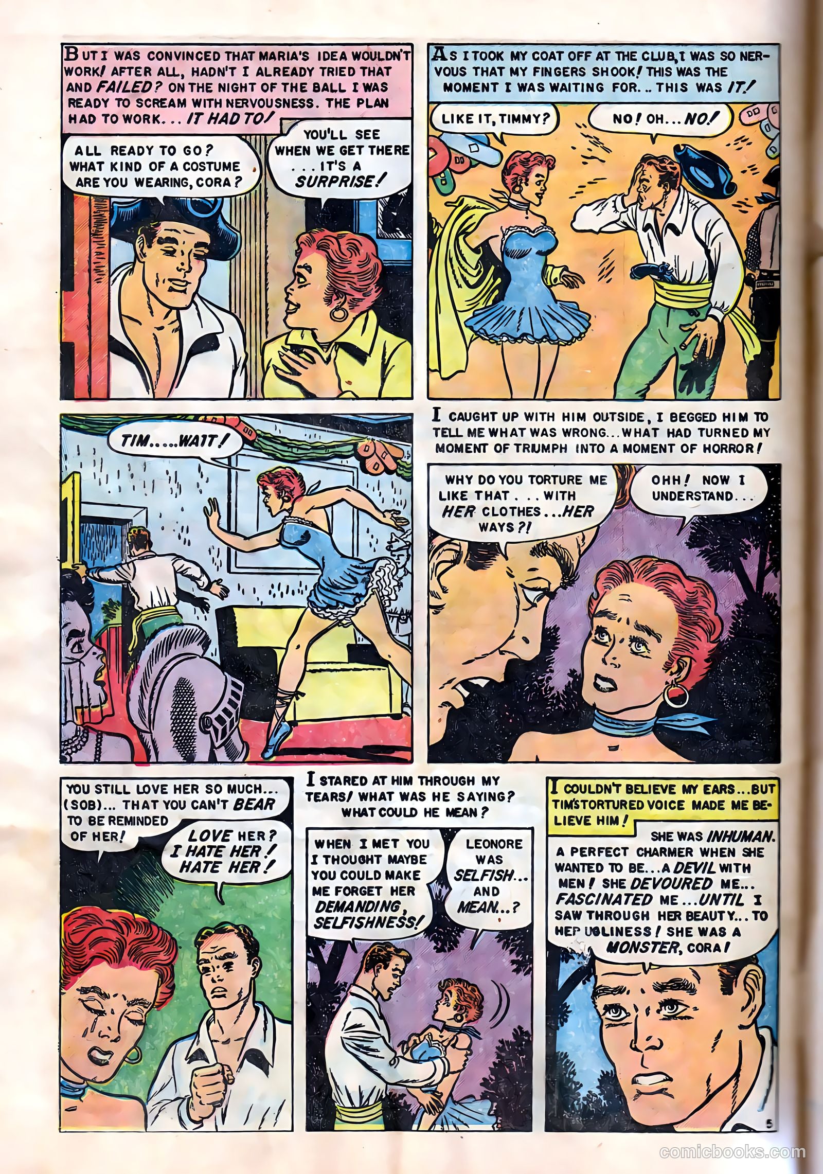 Romantic Hearts #7 (1952) — page 32 of 36