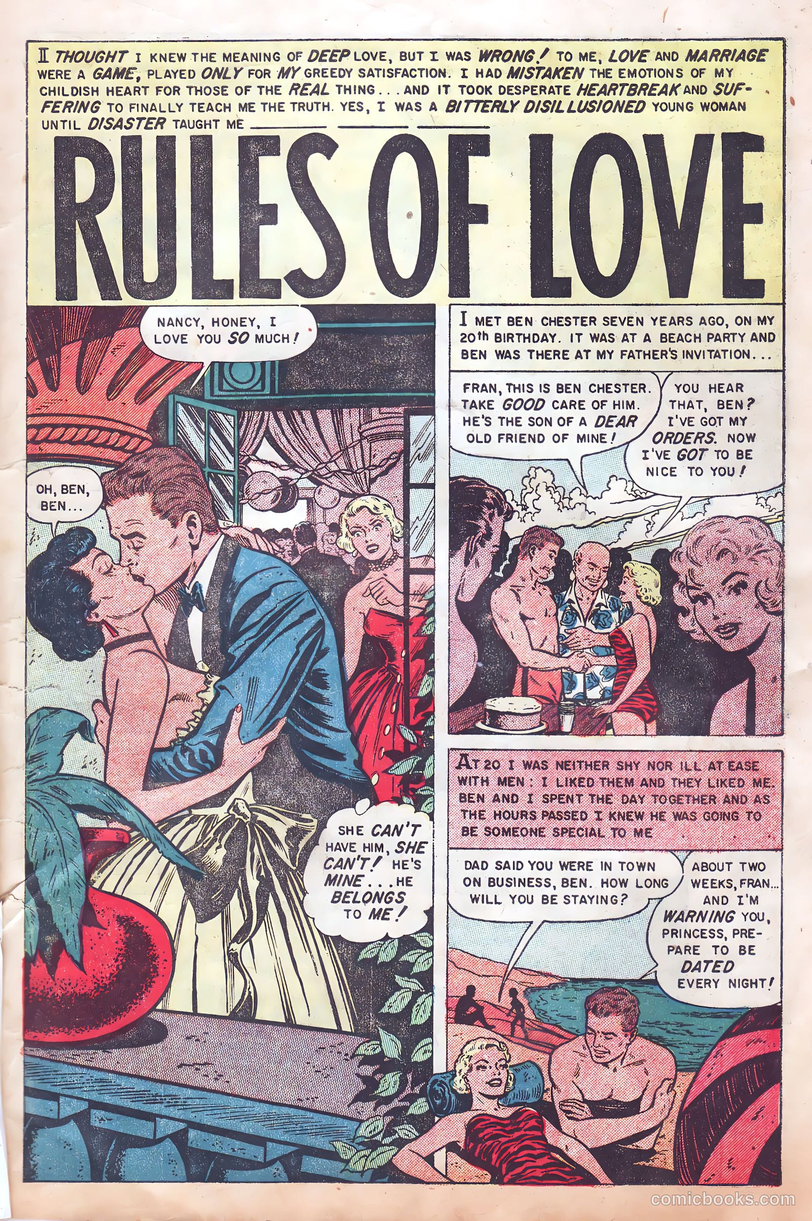 Romantic Hearts #8 (1954) — page 3 of 36