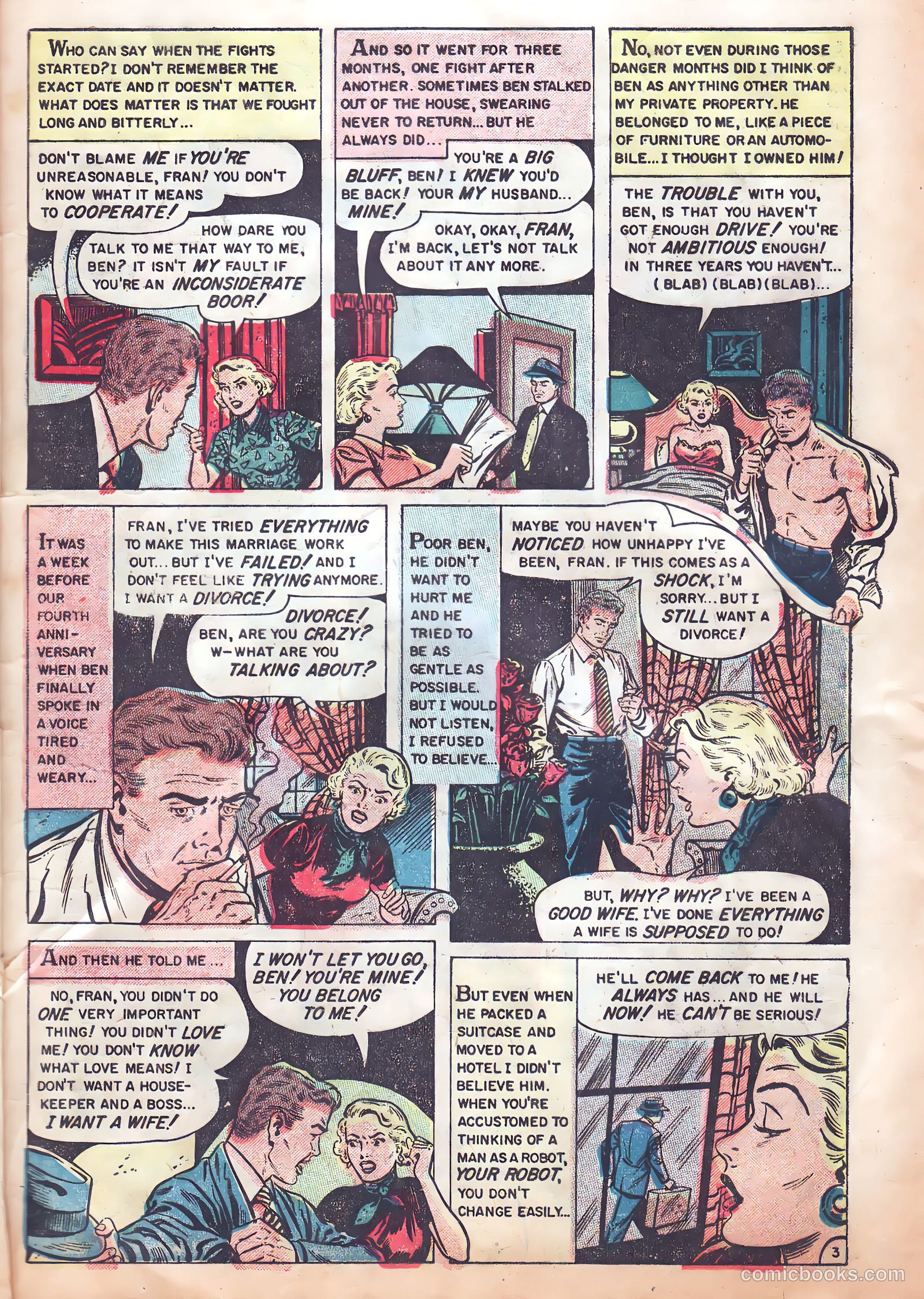 Romantic Hearts #8 (1954) — page 5 of 36