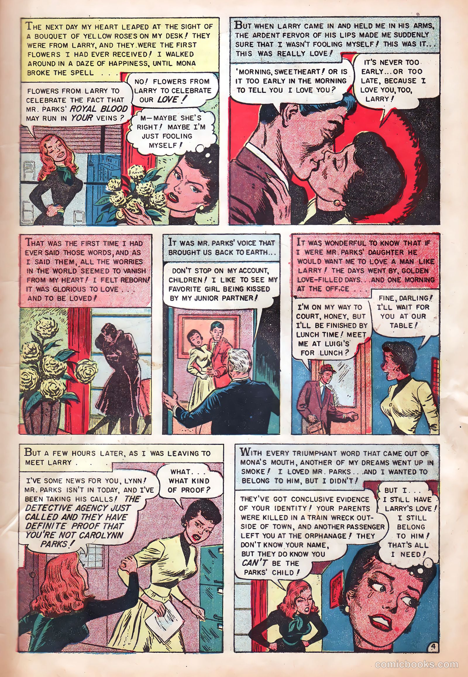 Romantic Hearts #8 (1954) — page 15 of 36