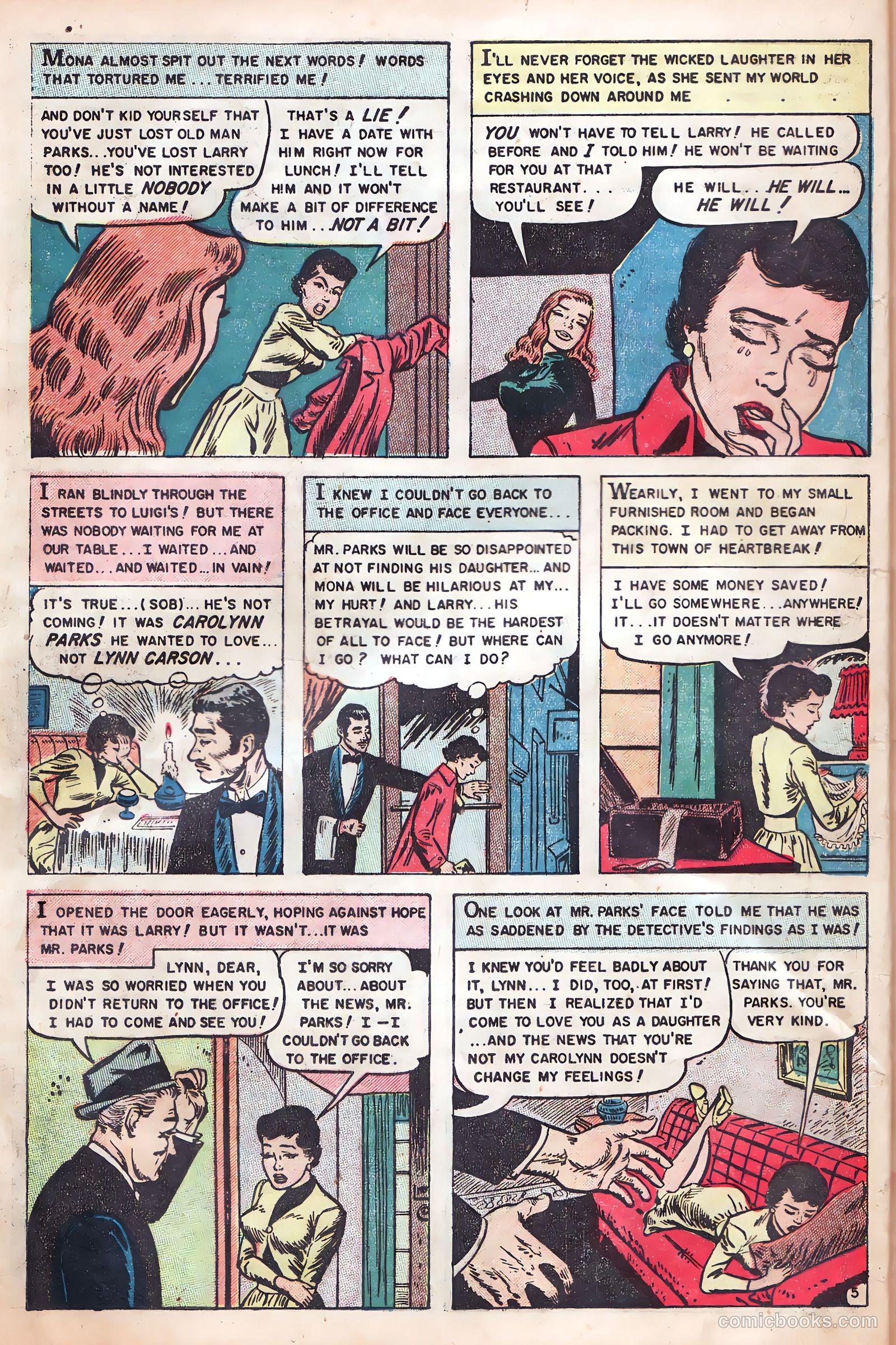 Romantic Hearts #8 (1954) — page 16 of 36