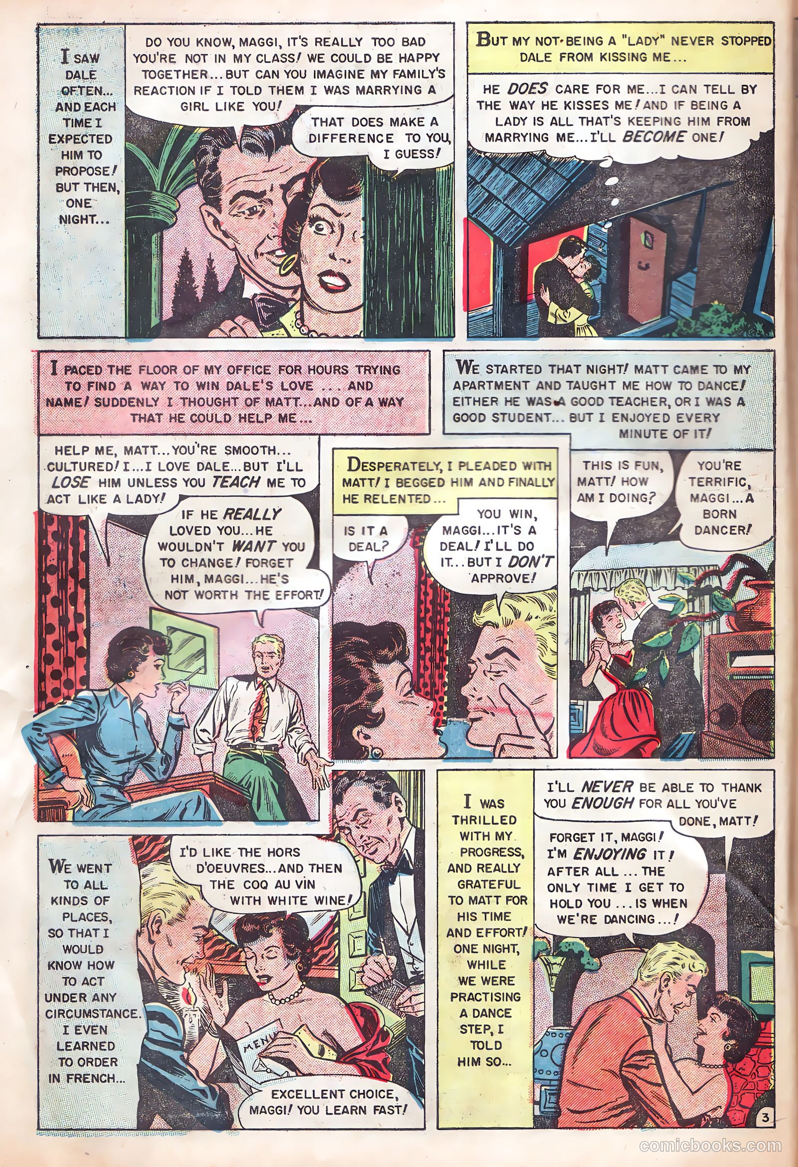 Romantic Hearts #8 (1954) — page 22 of 36
