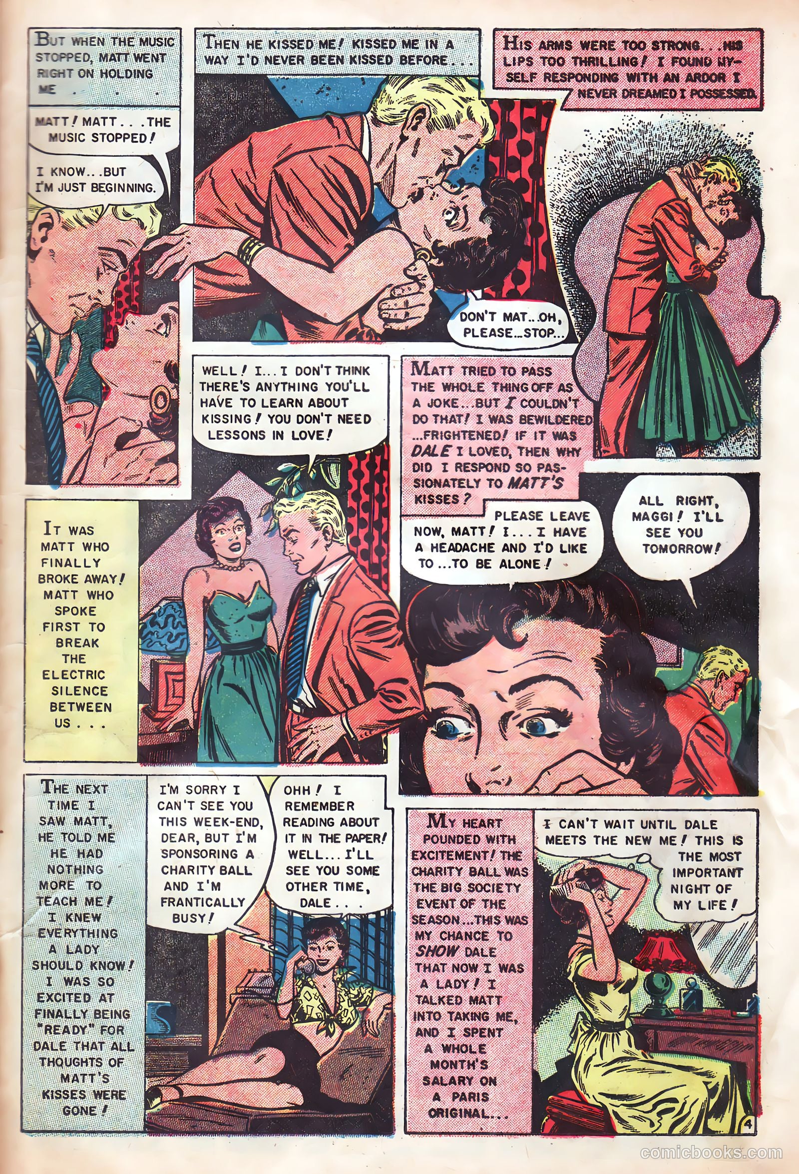 Romantic Hearts #8 (1954) — page 23 of 36