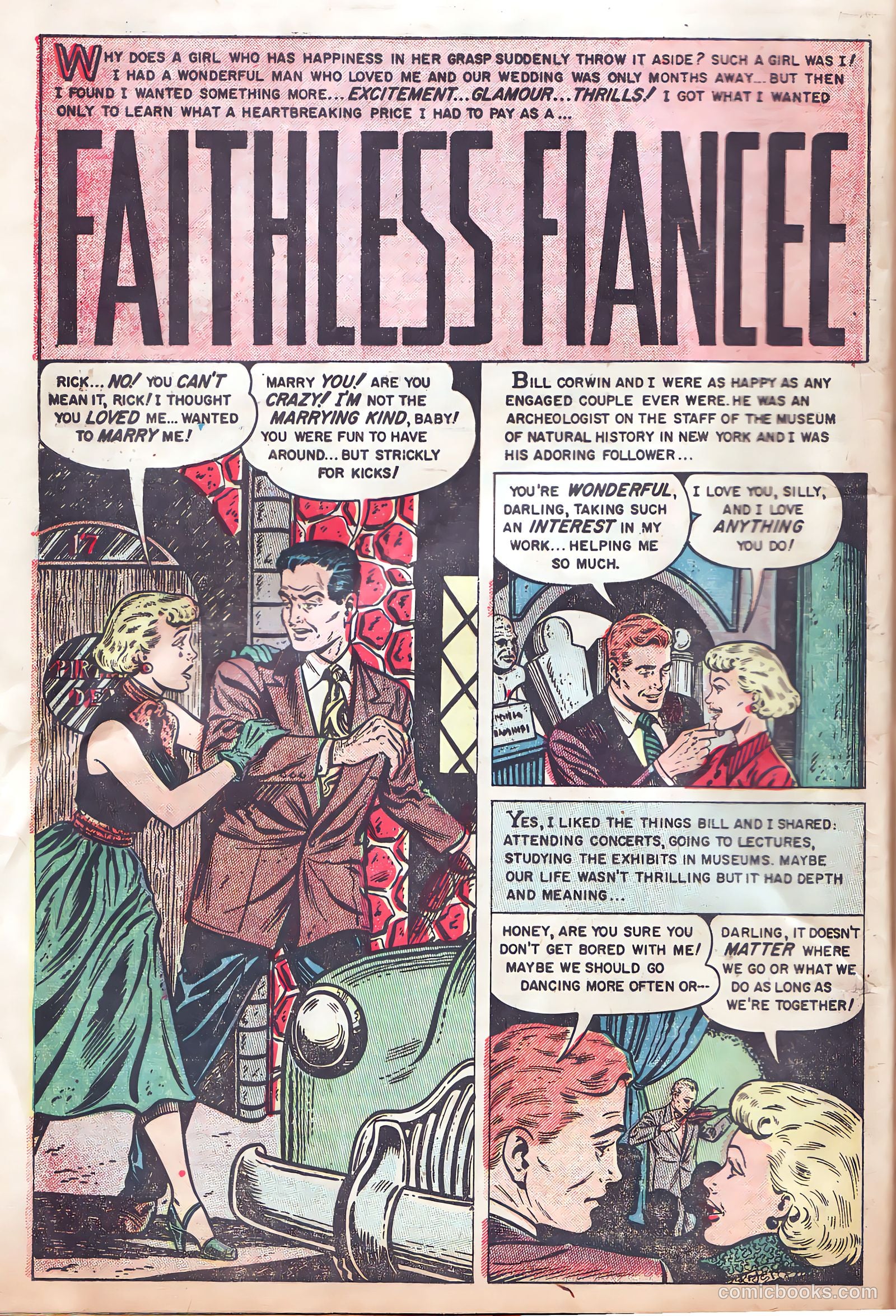 Romantic Hearts #8 (1954) — page 28 of 36