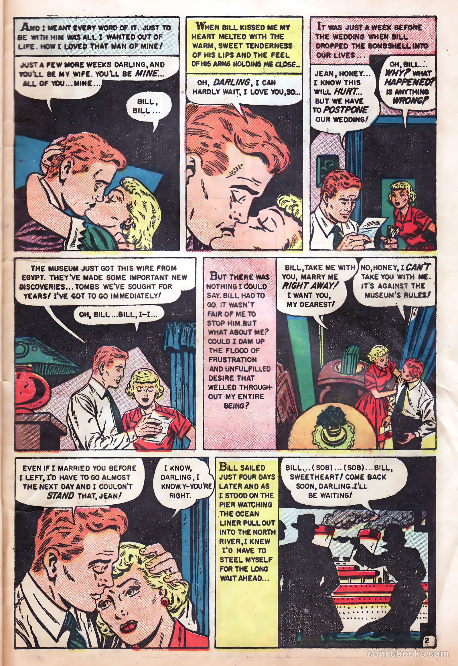 Romantic Hearts #8 (1954) — page 29 of 36