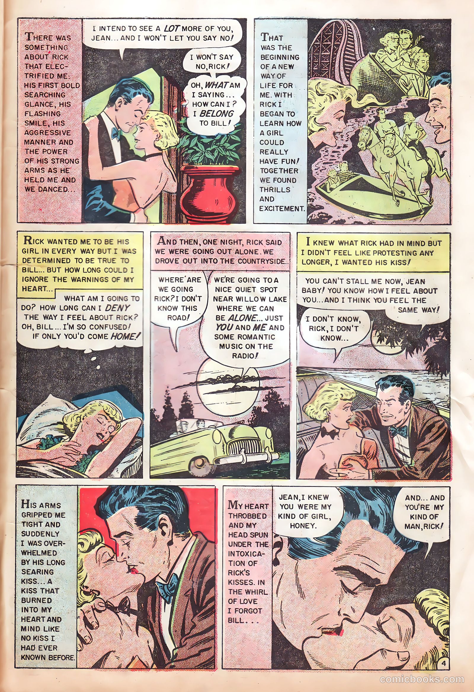 Romantic Hearts #8 (1954) — page 31 of 36