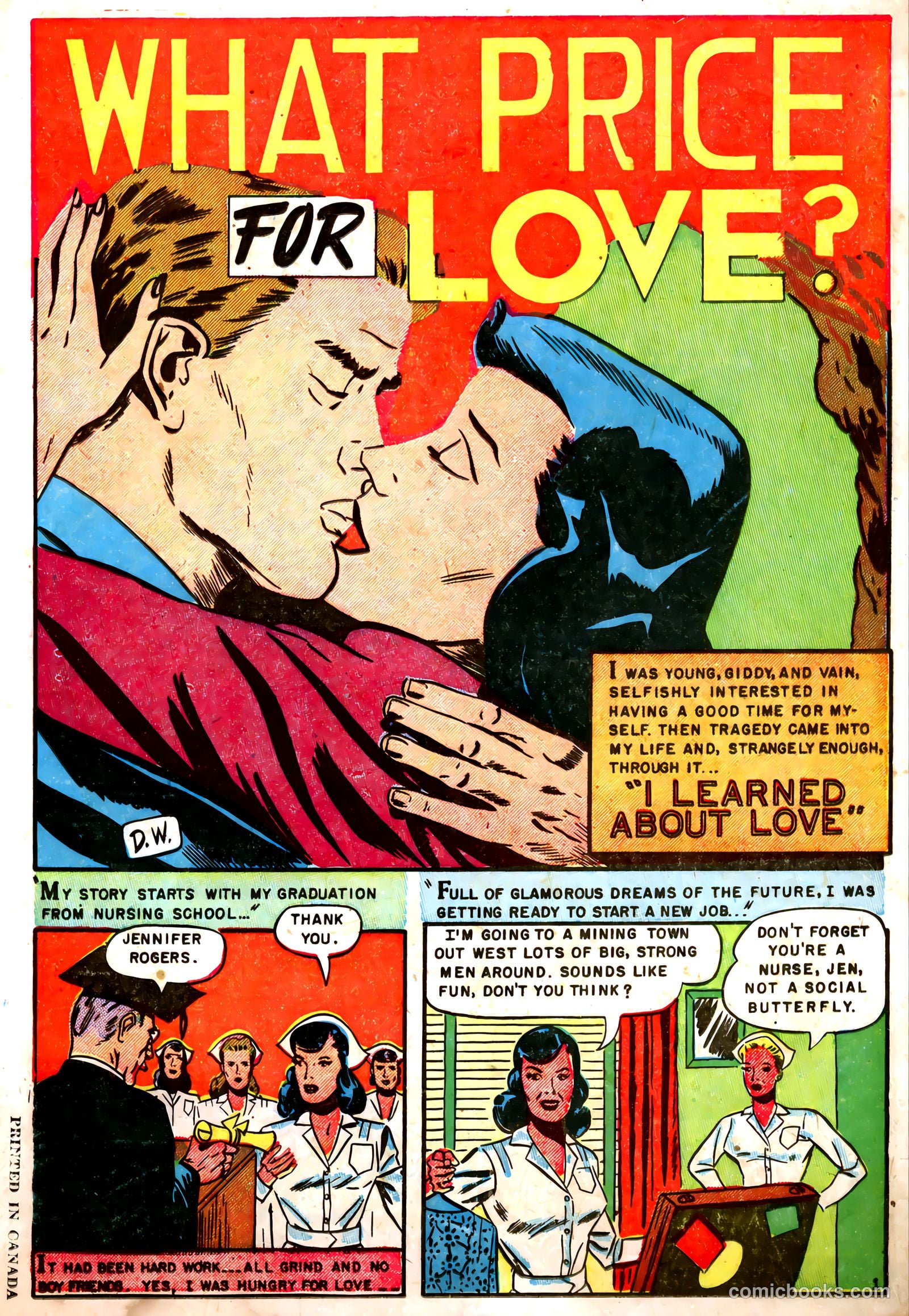 Romantic Hearts #8 (1952) — page 3 of 36