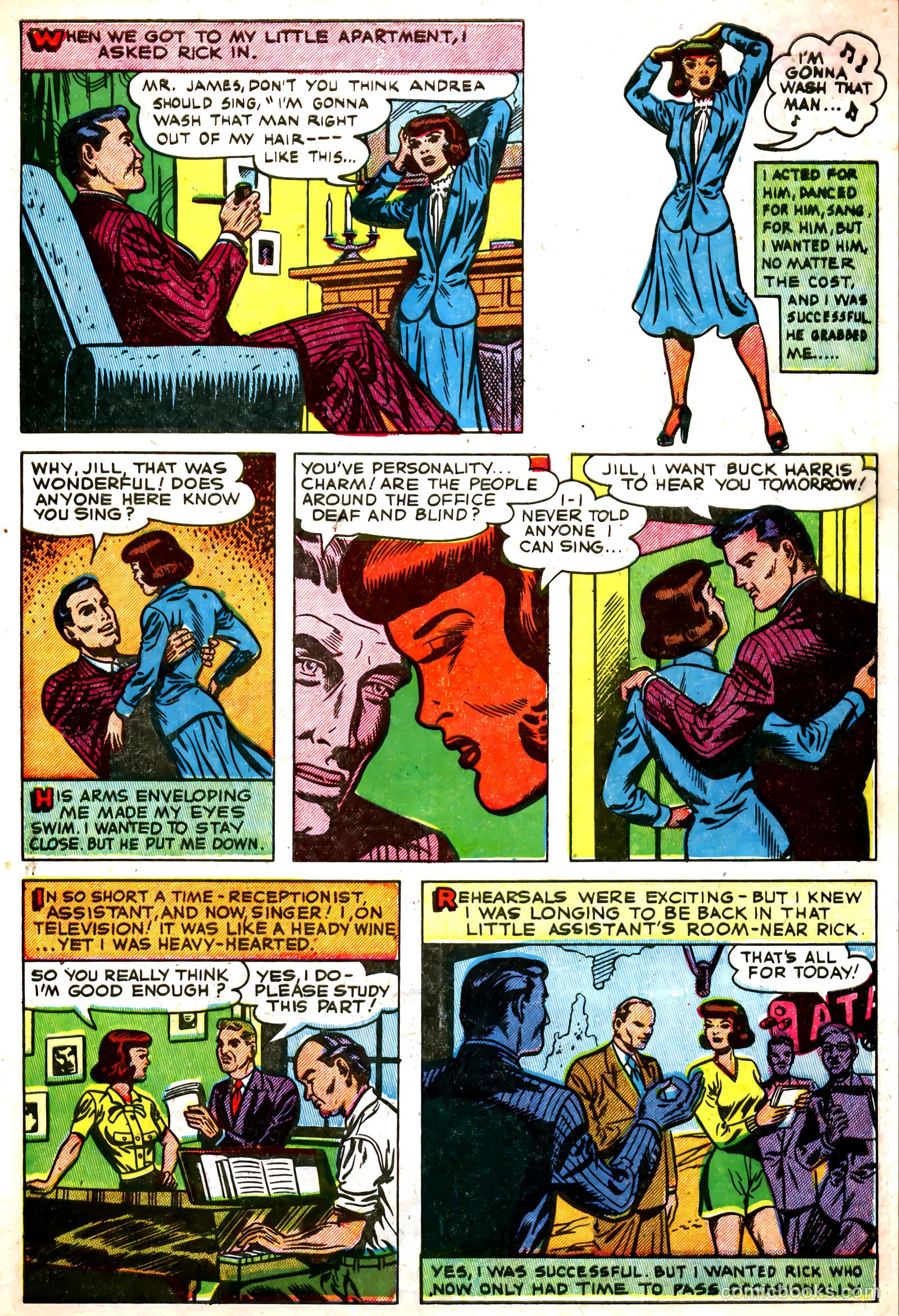 Romantic Hearts #8 (1952) — page 19 of 36
