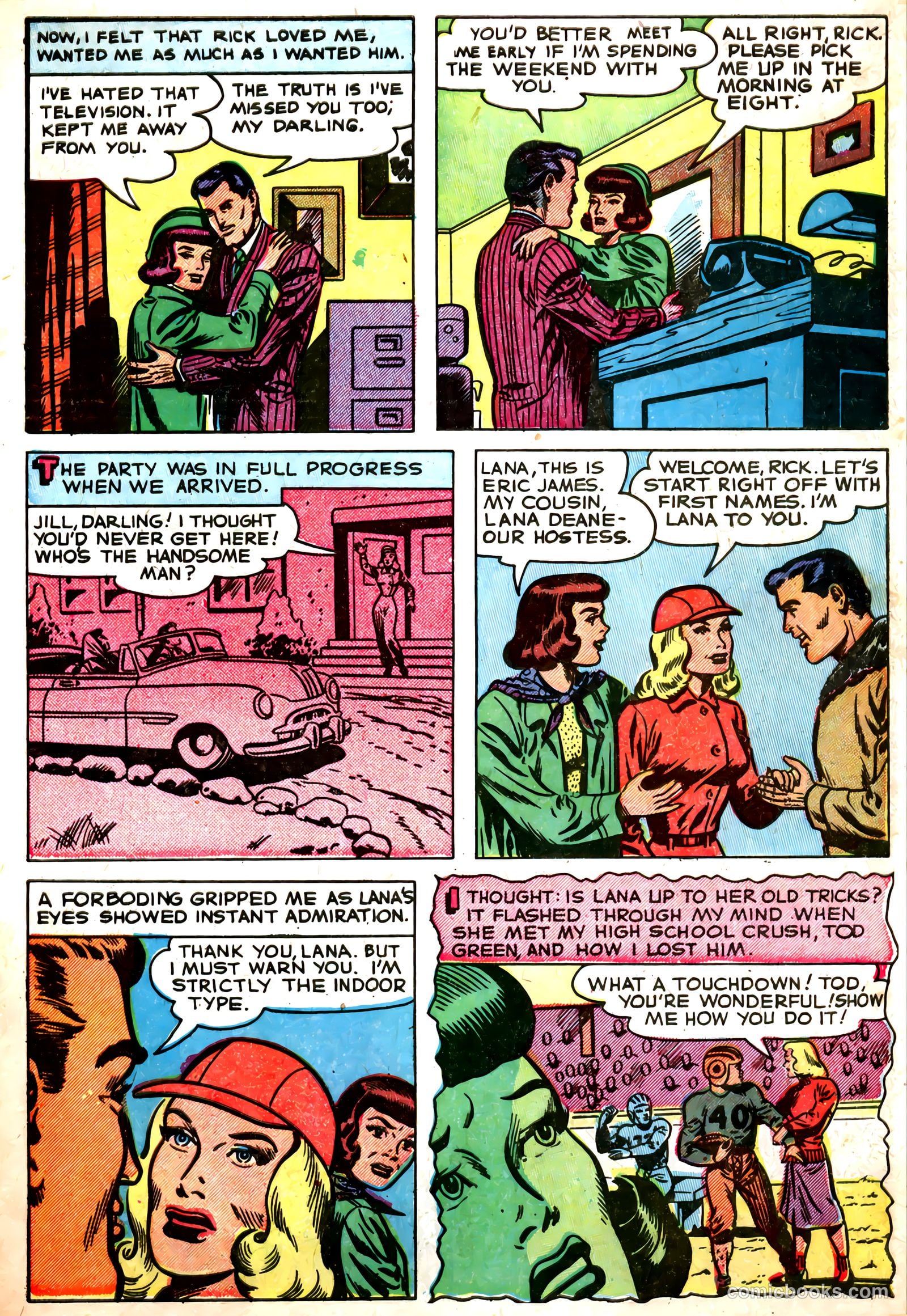 Romantic Hearts #8 (1952) — page 21 of 36