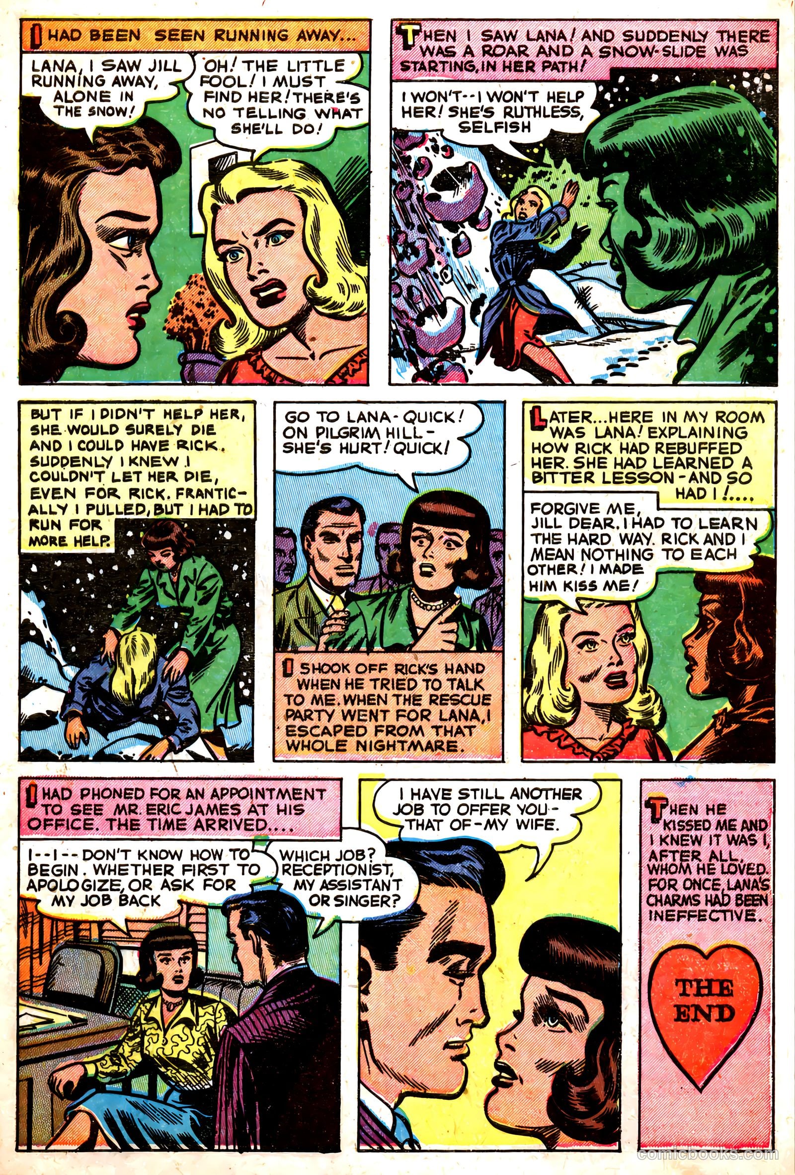 Romantic Hearts #8 (1952) — page 23 of 36