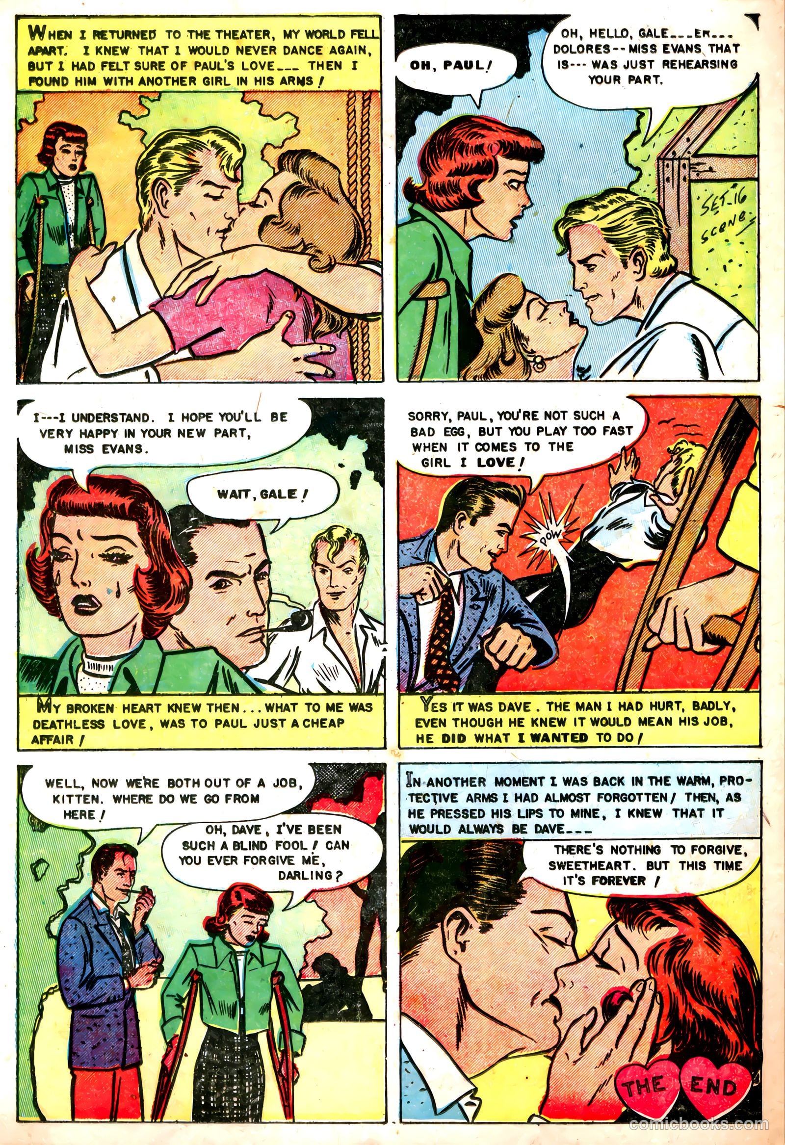 Romantic Hearts #8 (1952) — page 32 of 36