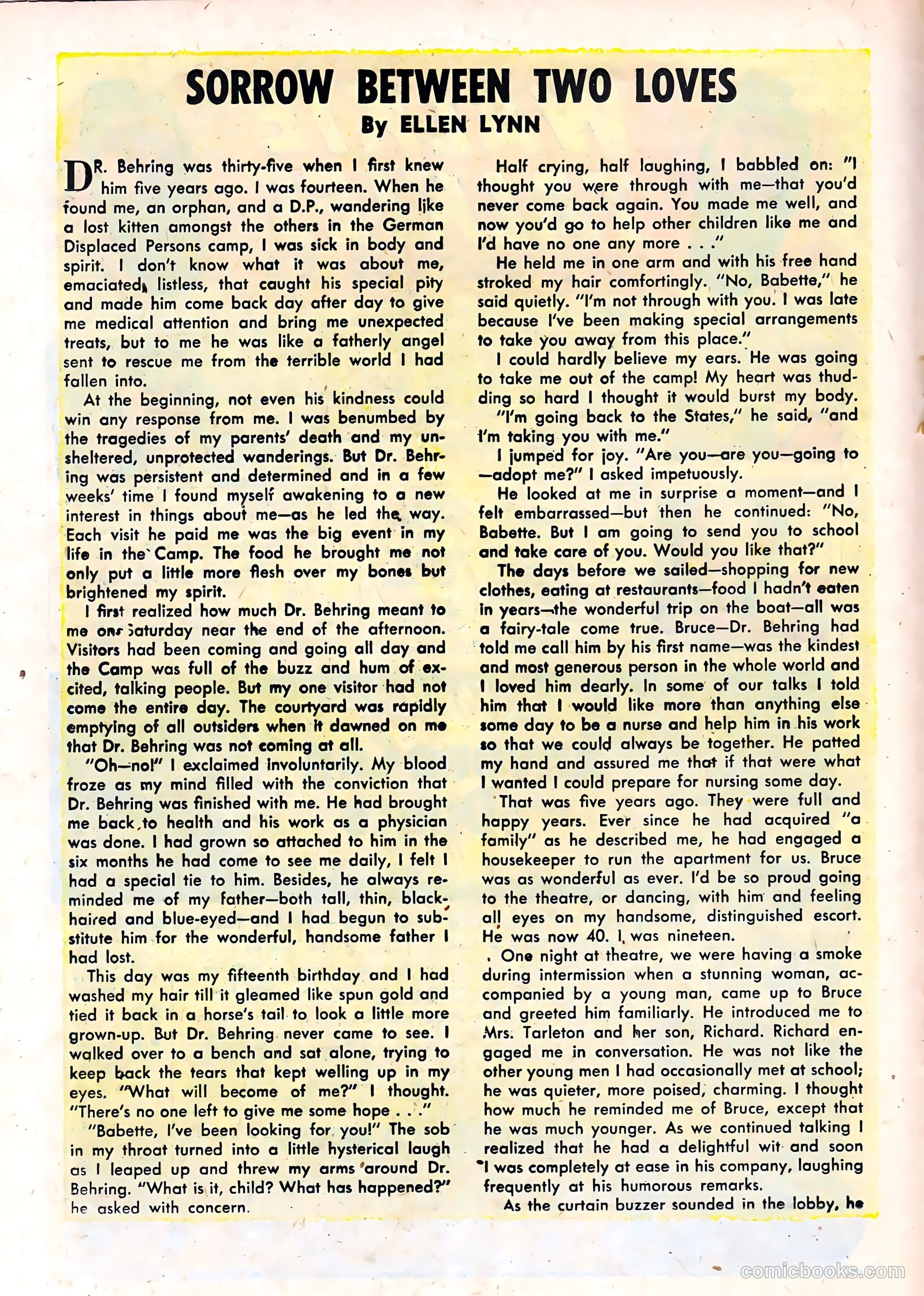 Romantic Hearts #9 (1954) — page 18 of 36