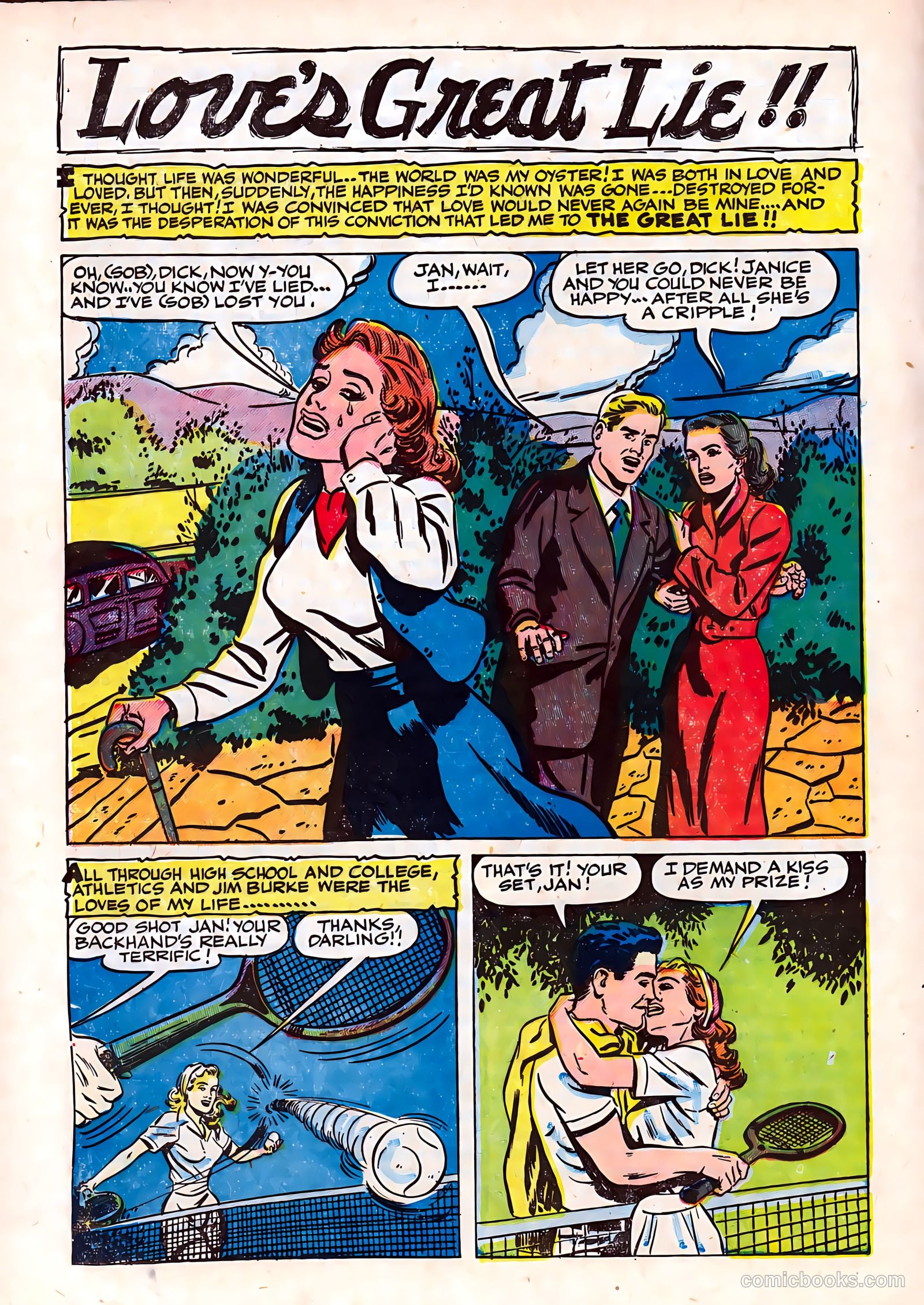 Romantic Hearts #9 (1954) — page 20 of 36