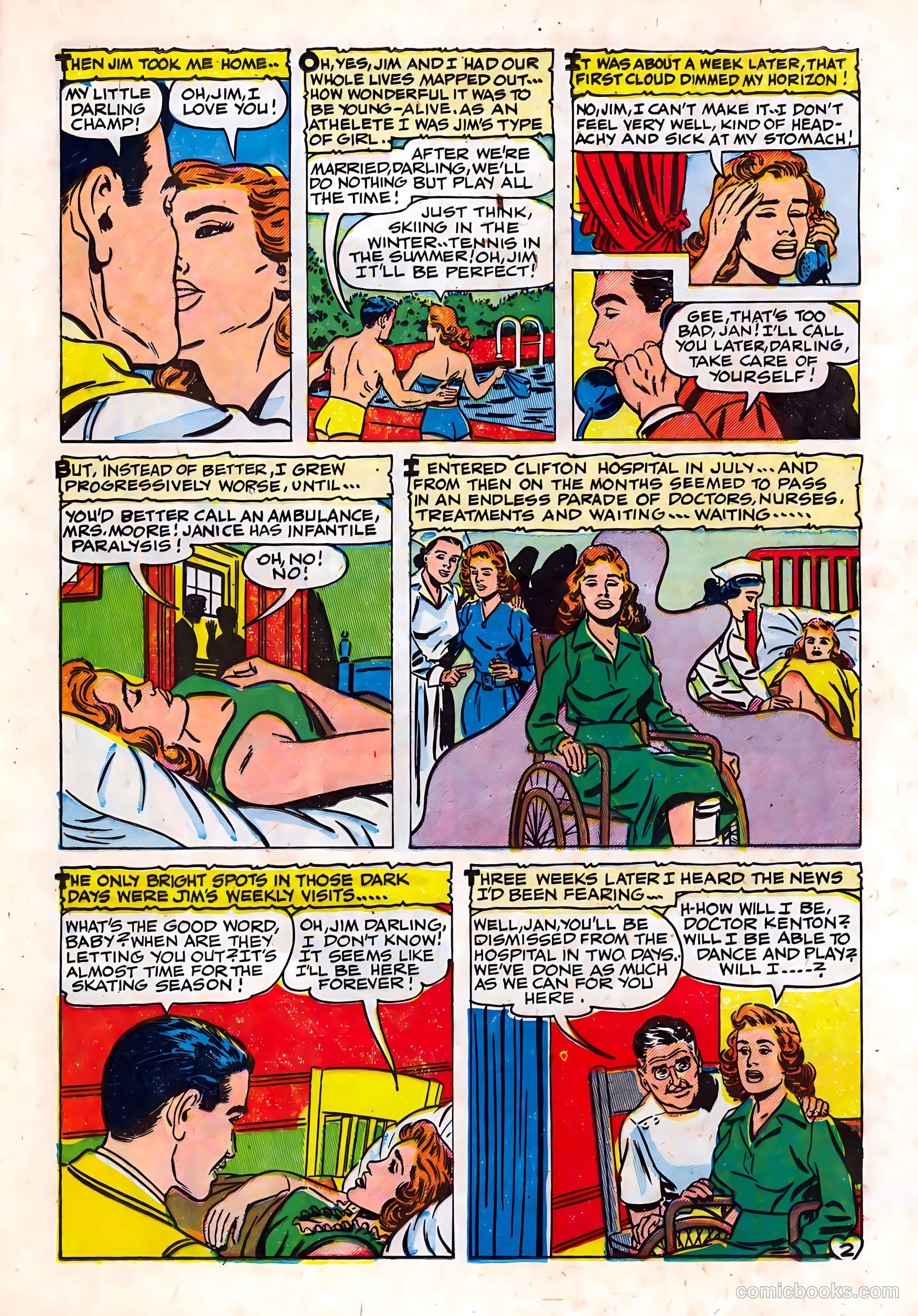 Romantic Hearts #9 (1954) — page 21 of 36
