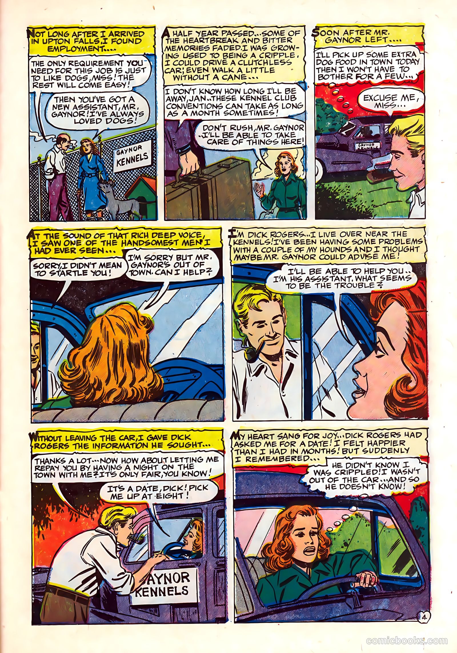 Romantic Hearts #9 (1954) — page 23 of 36