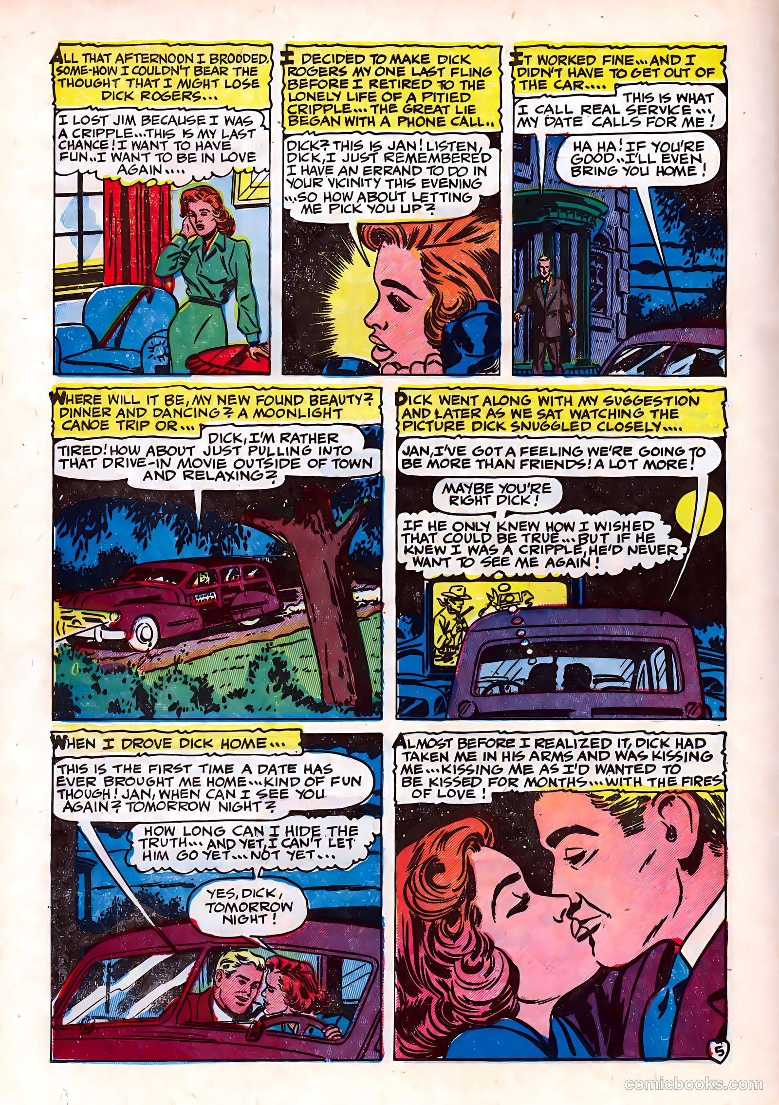 Romantic Hearts #9 (1954) — page 24 of 36