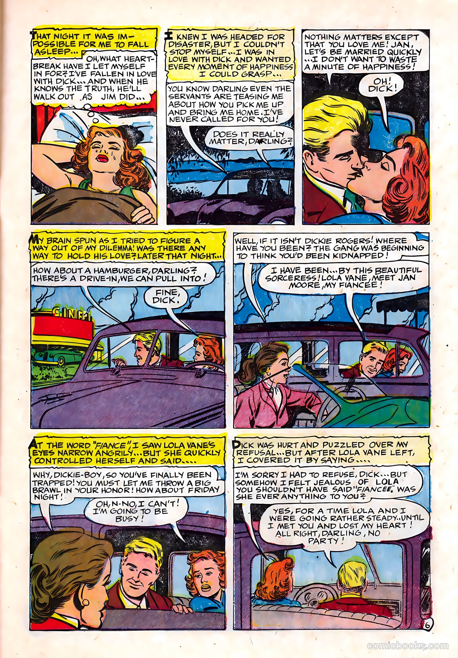 Romantic Hearts #9 (1954) — page 25 of 36