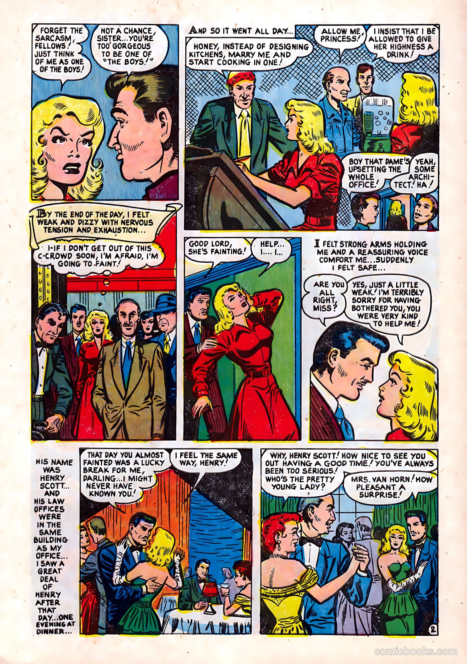 Romantic Hearts #9 (1954) — page 28 of 36