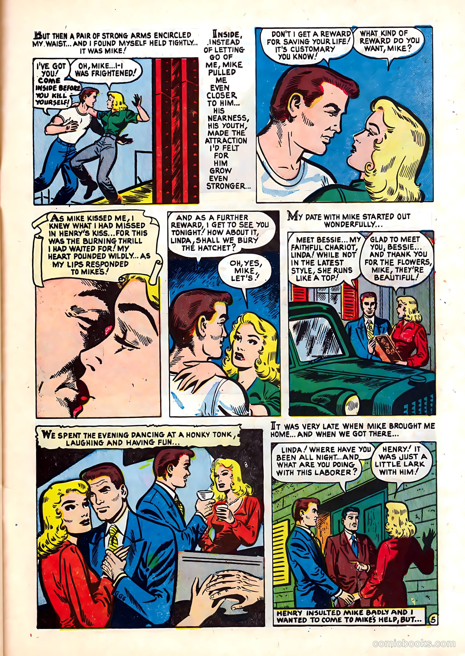 Romantic Hearts #9 (1954) — page 31 of 36