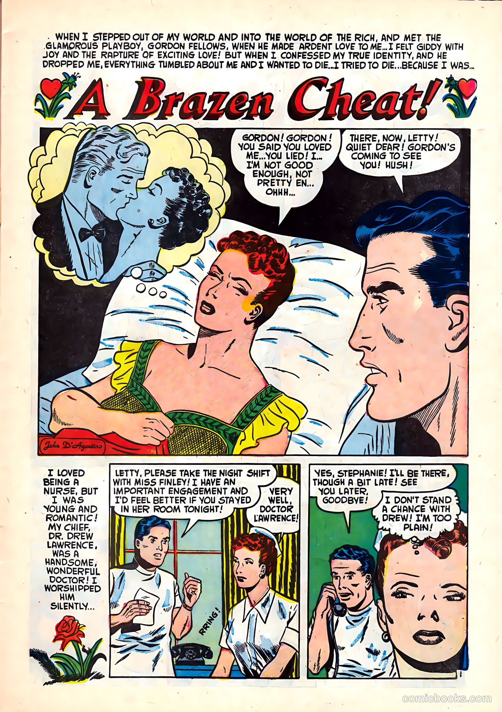 Romantic Hearts #9 (1952) — page 3 of 36
