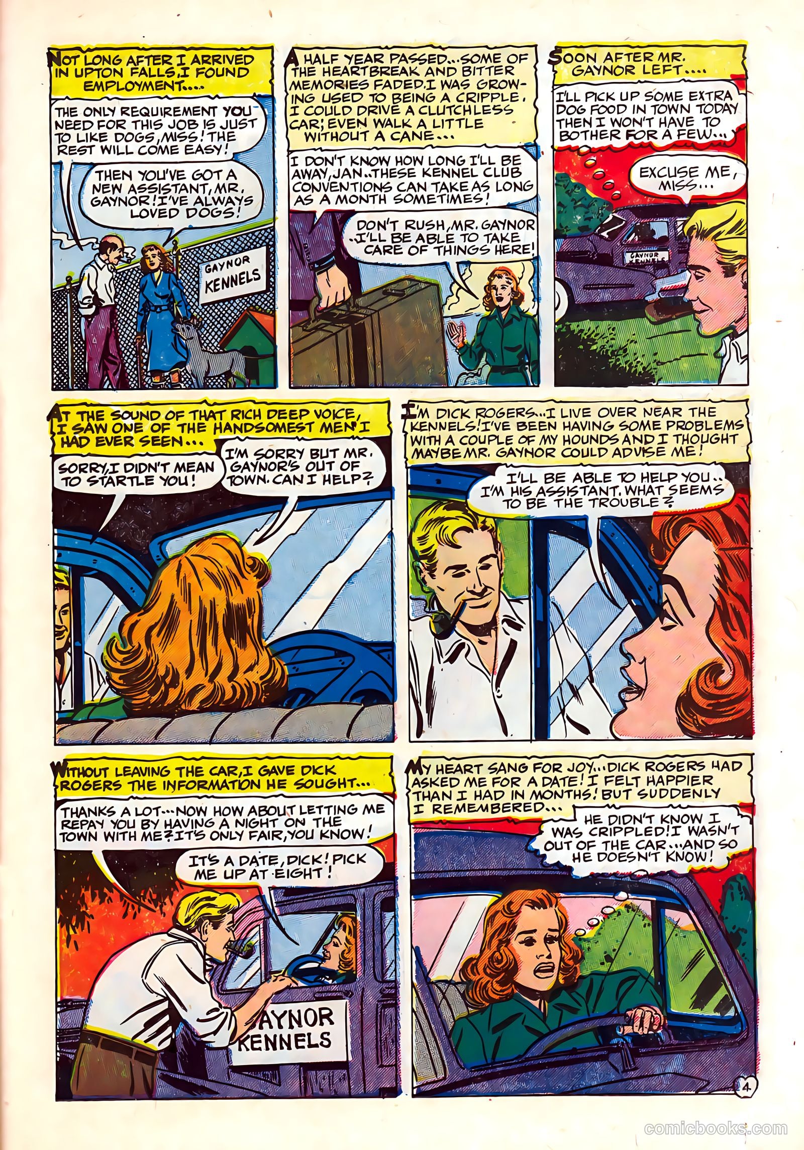 Romantic Hearts #9 (1952) — page 23 of 36