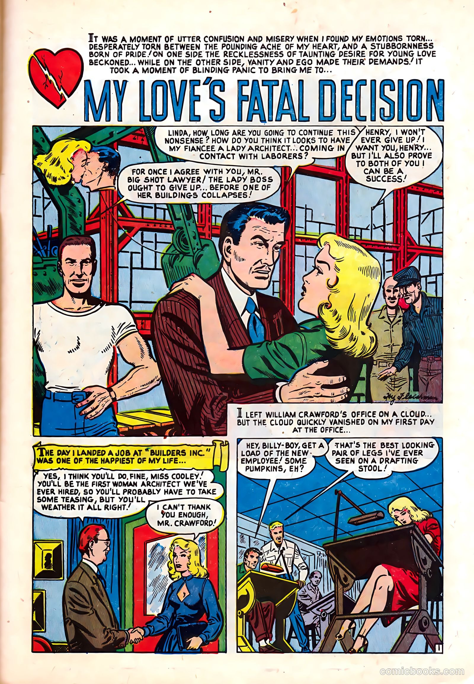 Romantic Hearts #9 (1952) — page 27 of 36