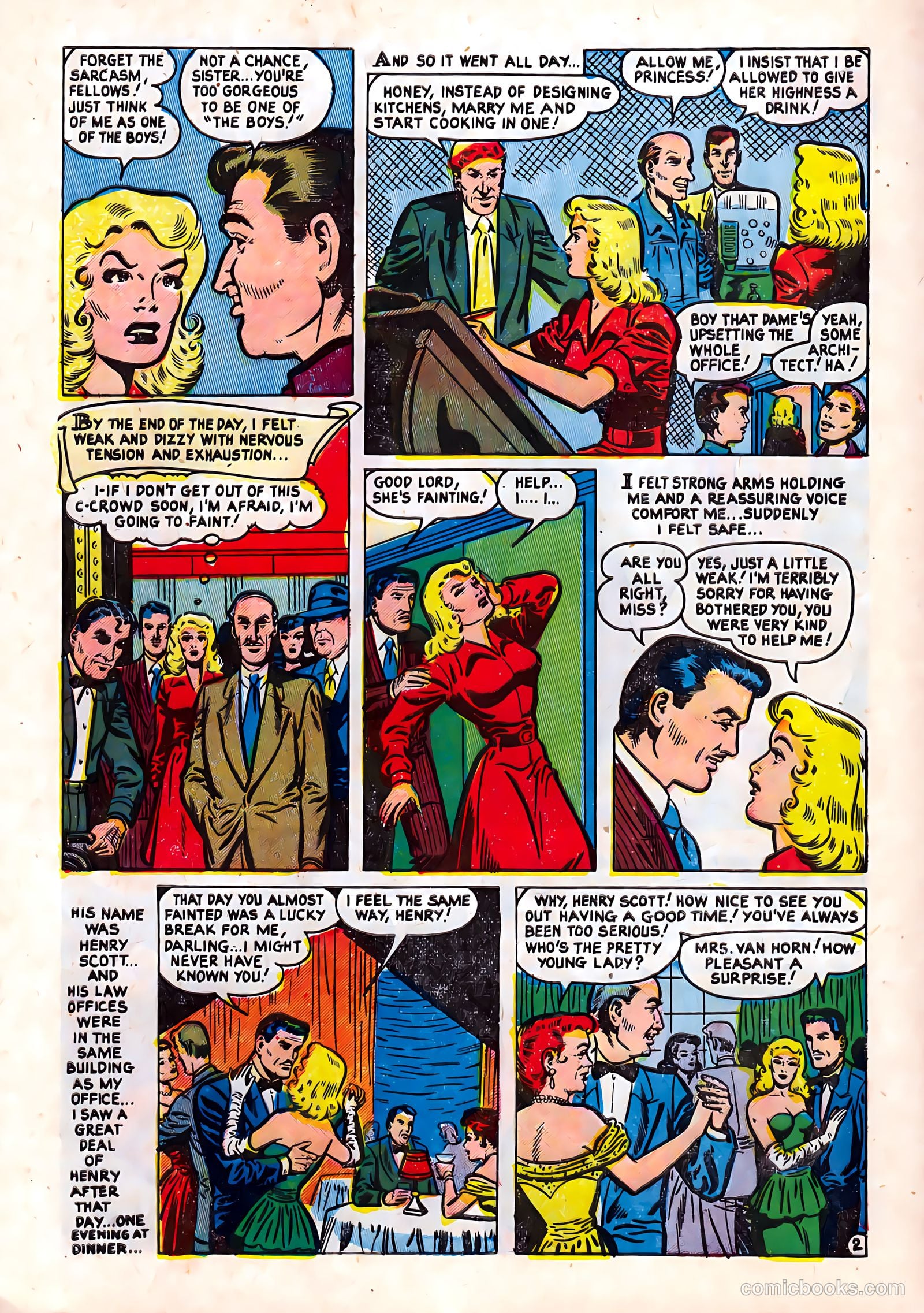 Romantic Hearts #9 (1952) — page 28 of 36
