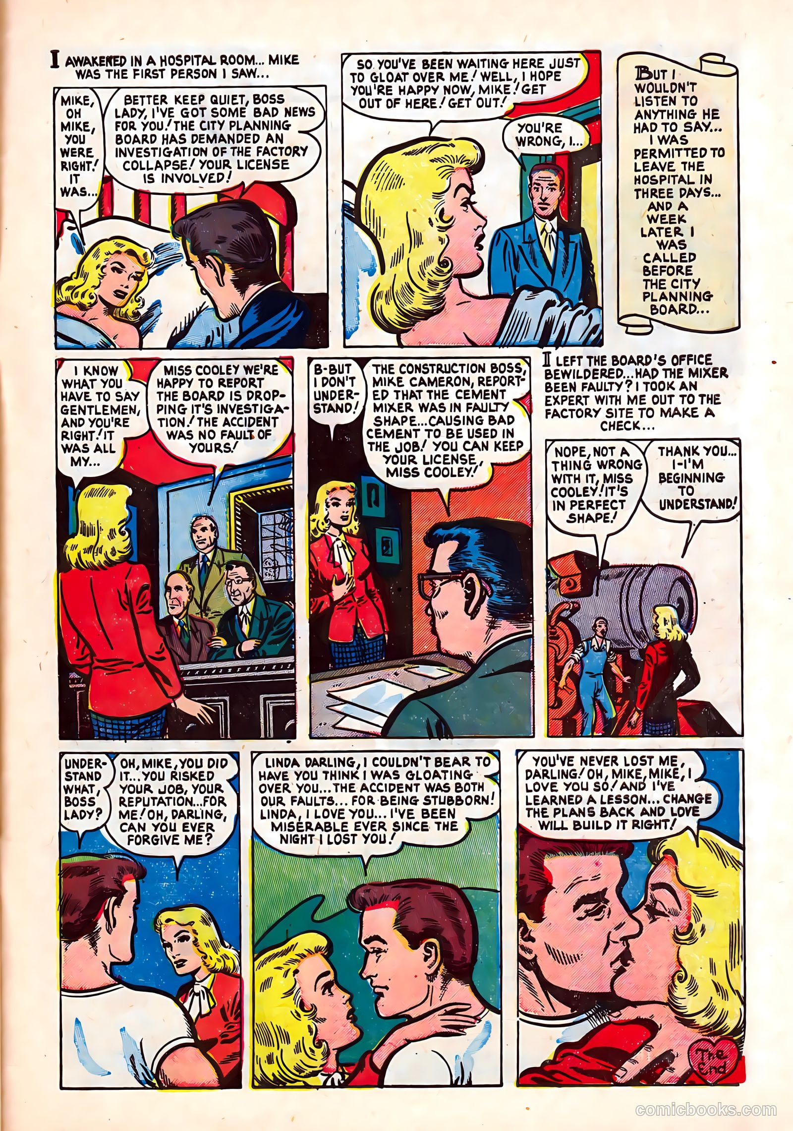 Romantic Hearts #9 (1952) — page 33 of 36