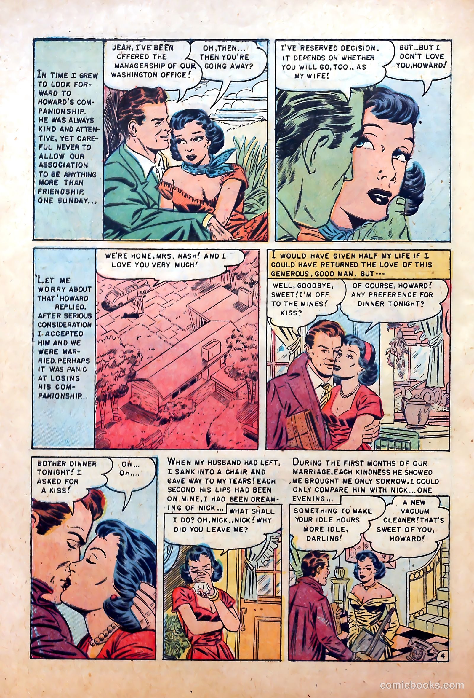 Romantic Love #10 (1952) — page 32 of 36