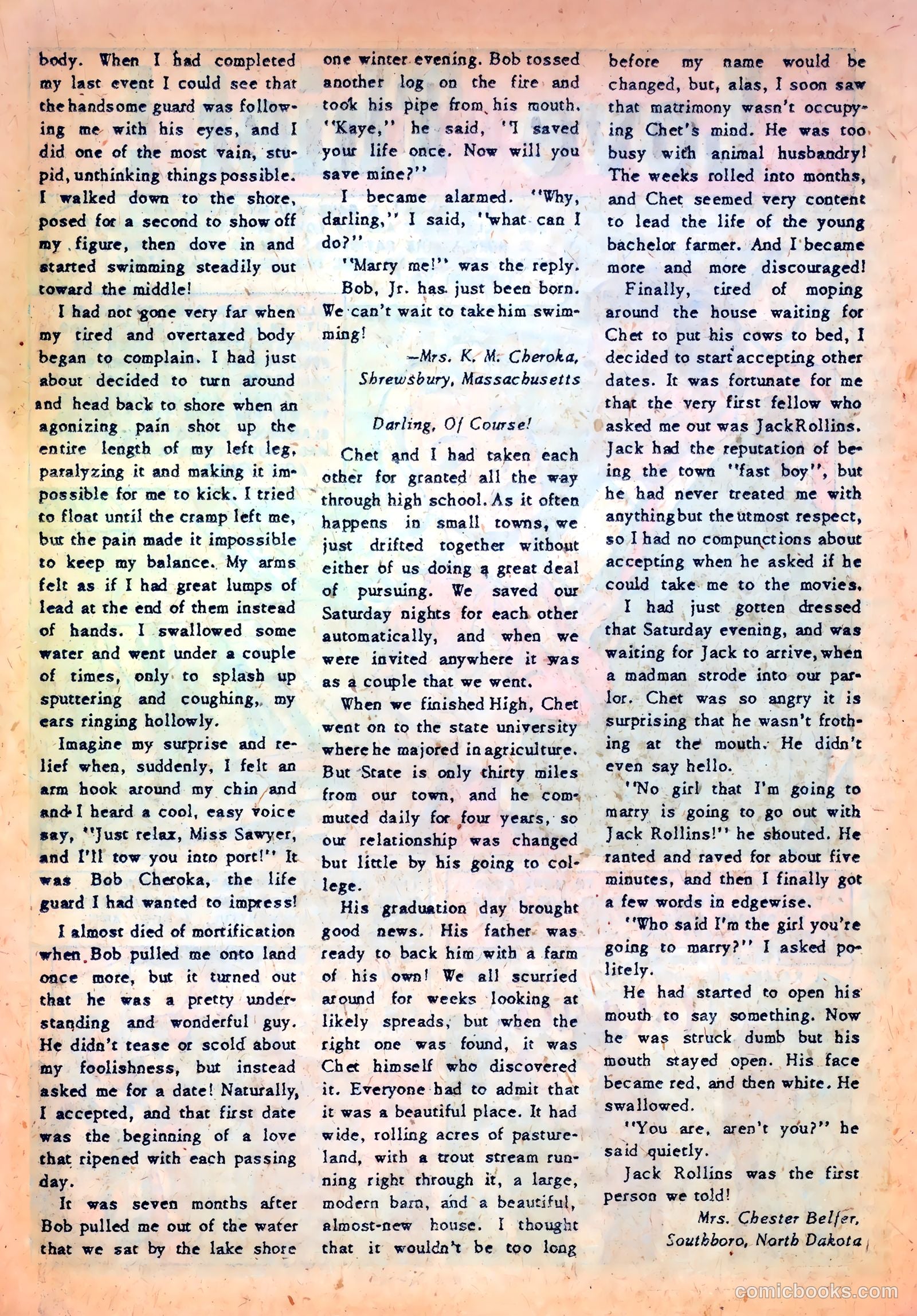 Romantic Love #11 (1952) — page 19 of 36