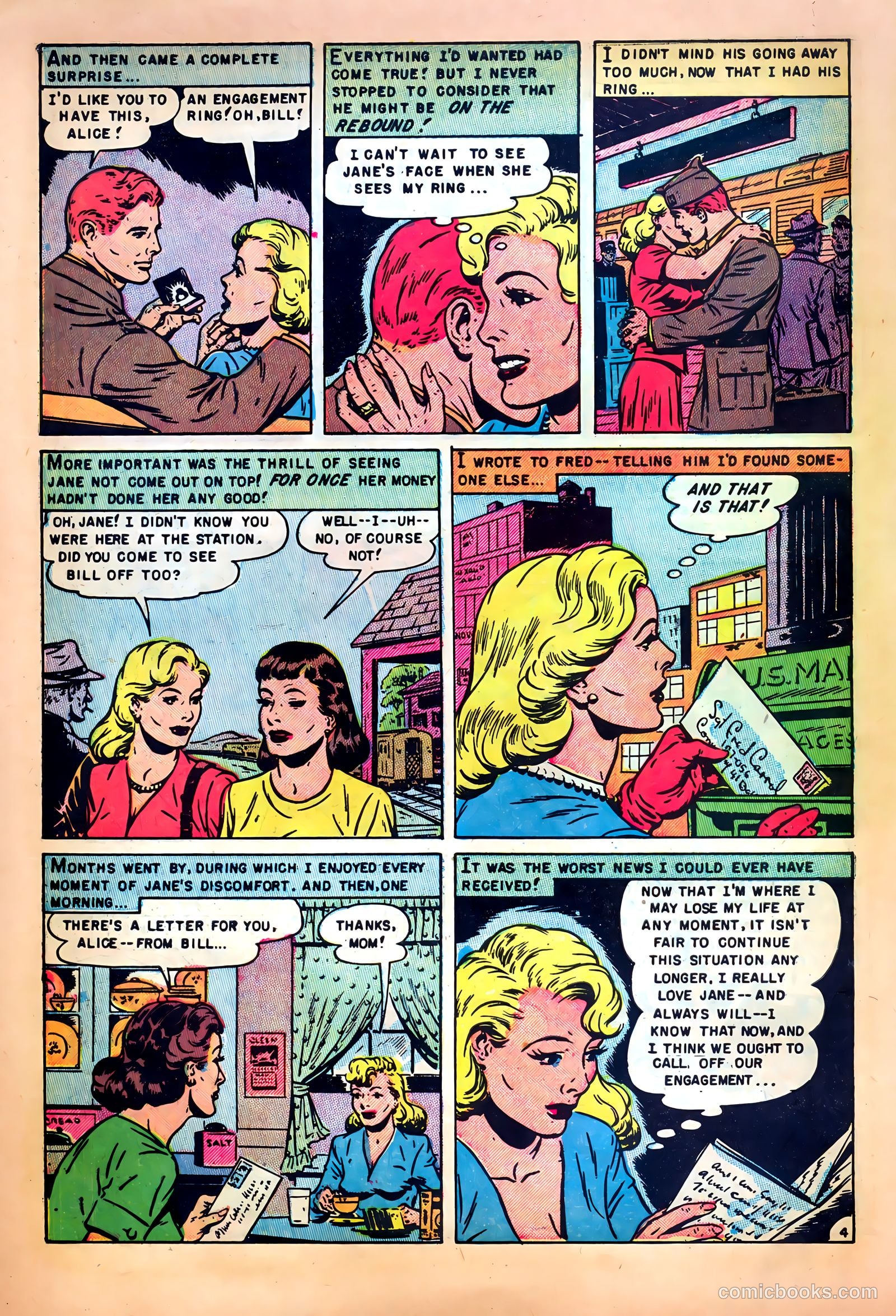 Romantic Love #12 (1952) — page 6 of 36