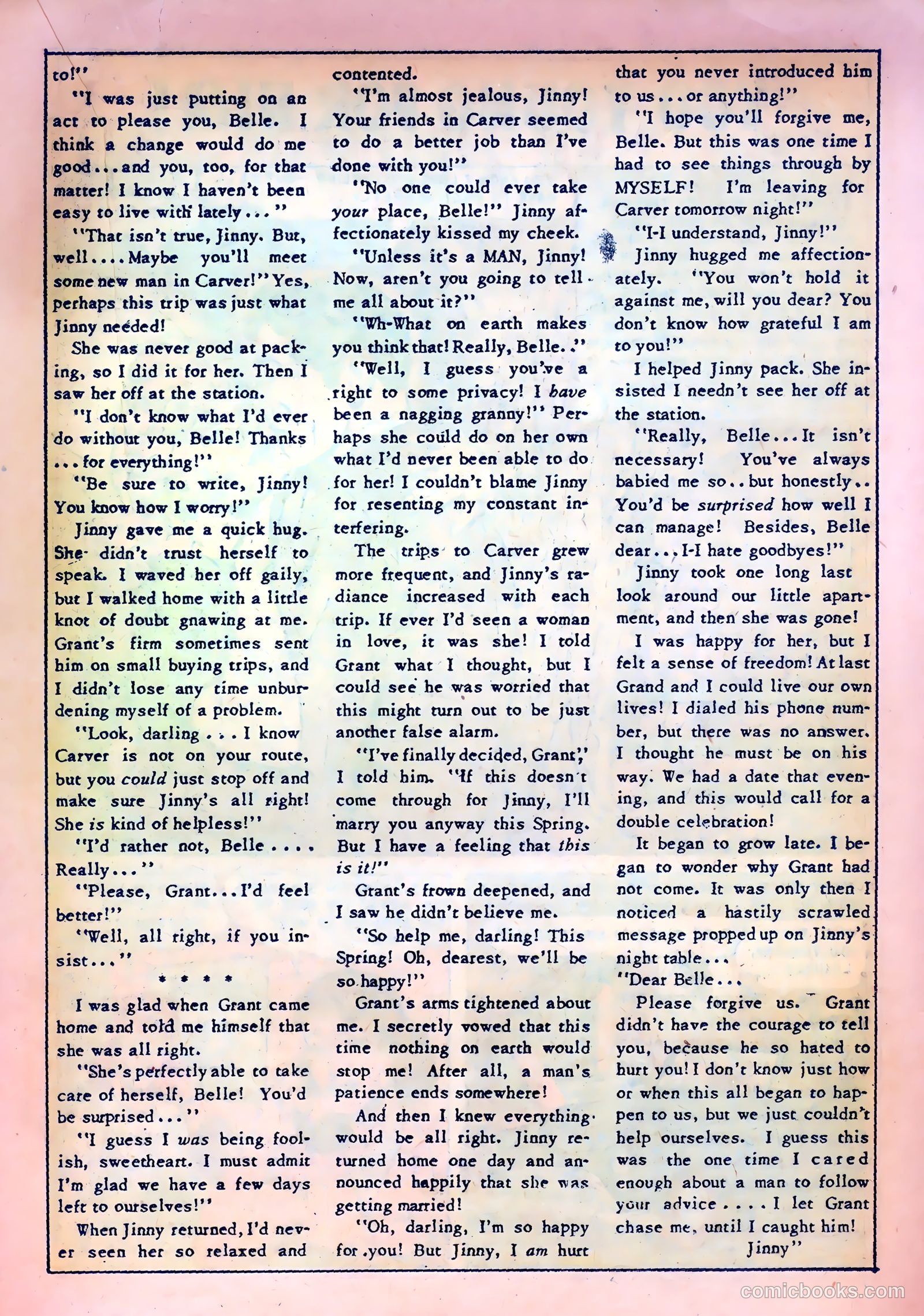 Romantic Love #12 (1952) — page 19 of 36