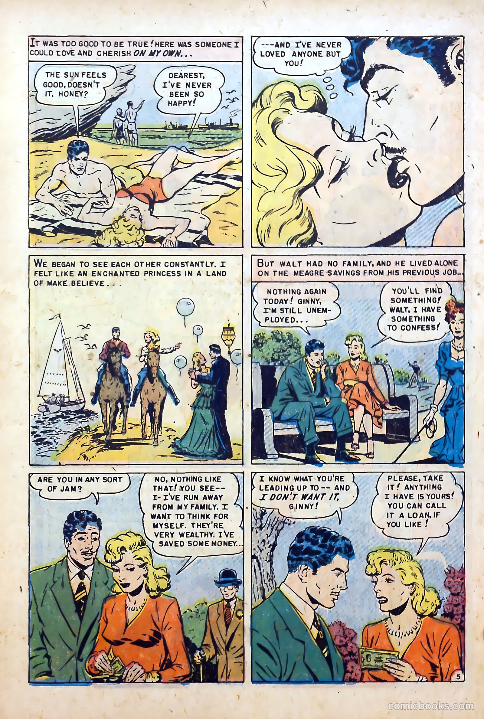 Romantic Love #13 (1952) — page 7 of 36