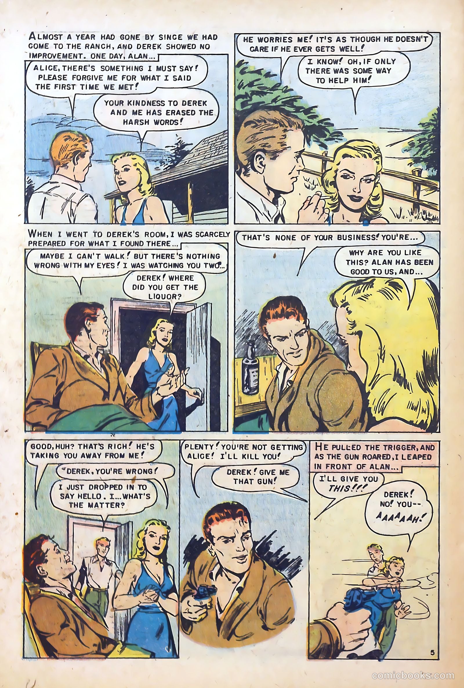 Romantic Love #13 (1952) — page 32 of 36