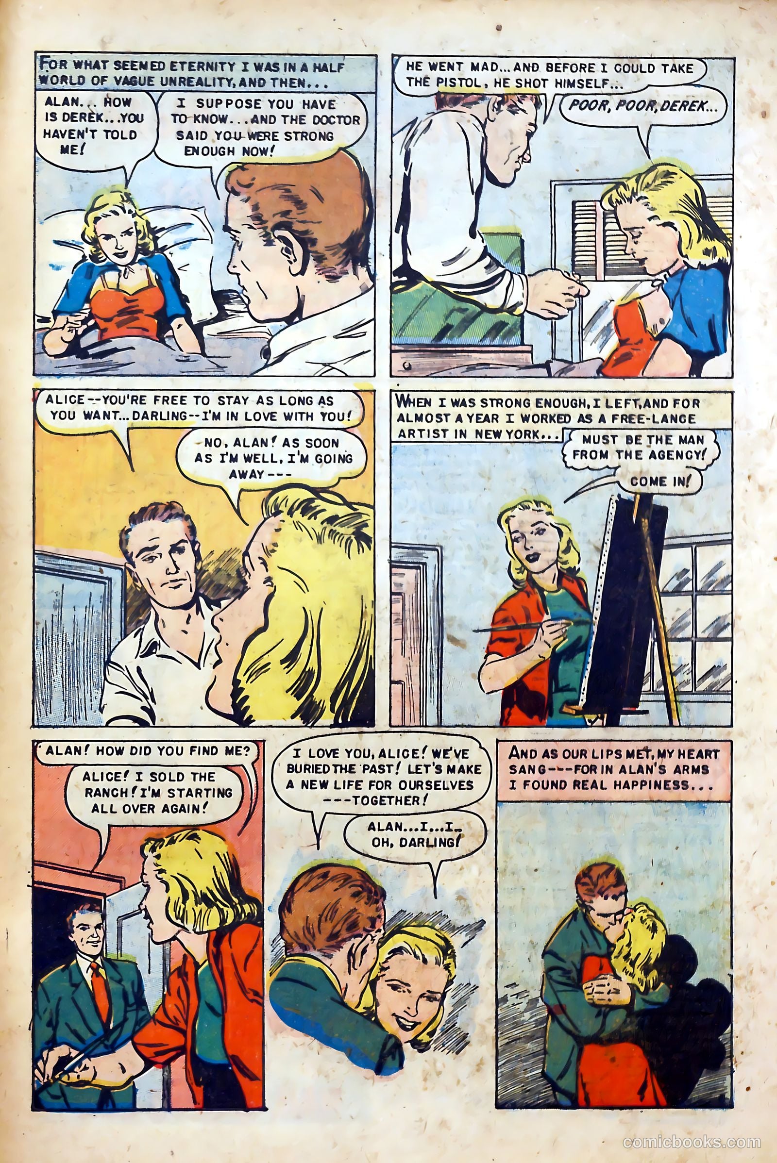 Romantic Love #13 (1952) — page 33 of 36