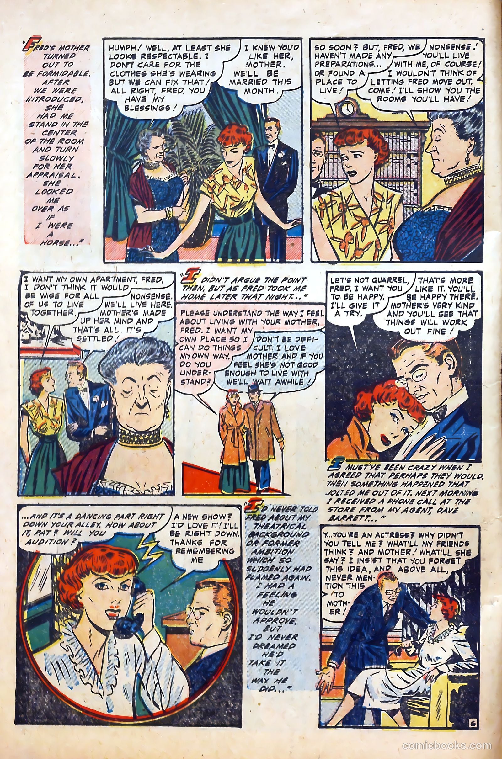 Romantic Love #14 (1953) — page 8 of 36