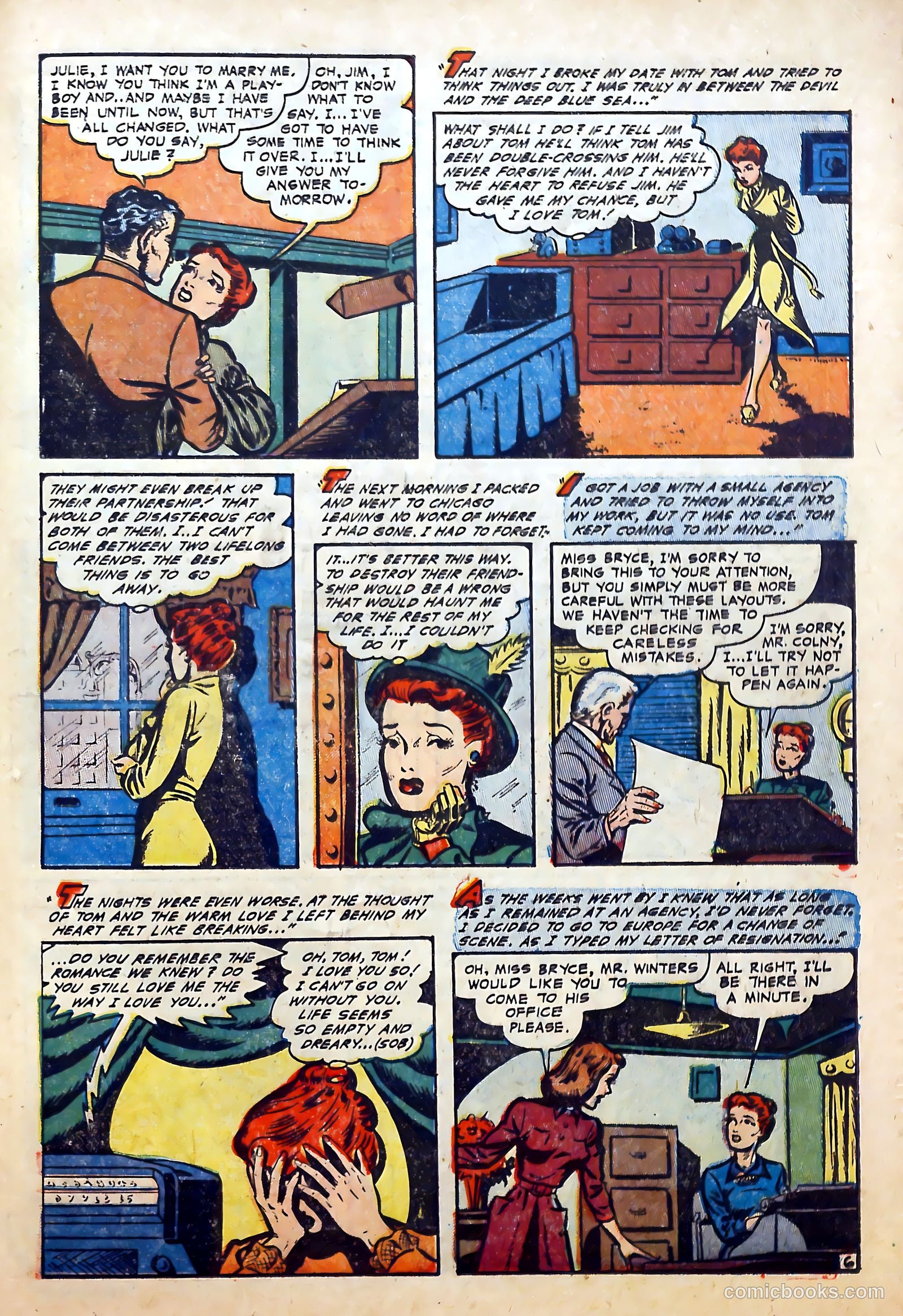 Romantic Love #14 (1953) — page 25 of 36