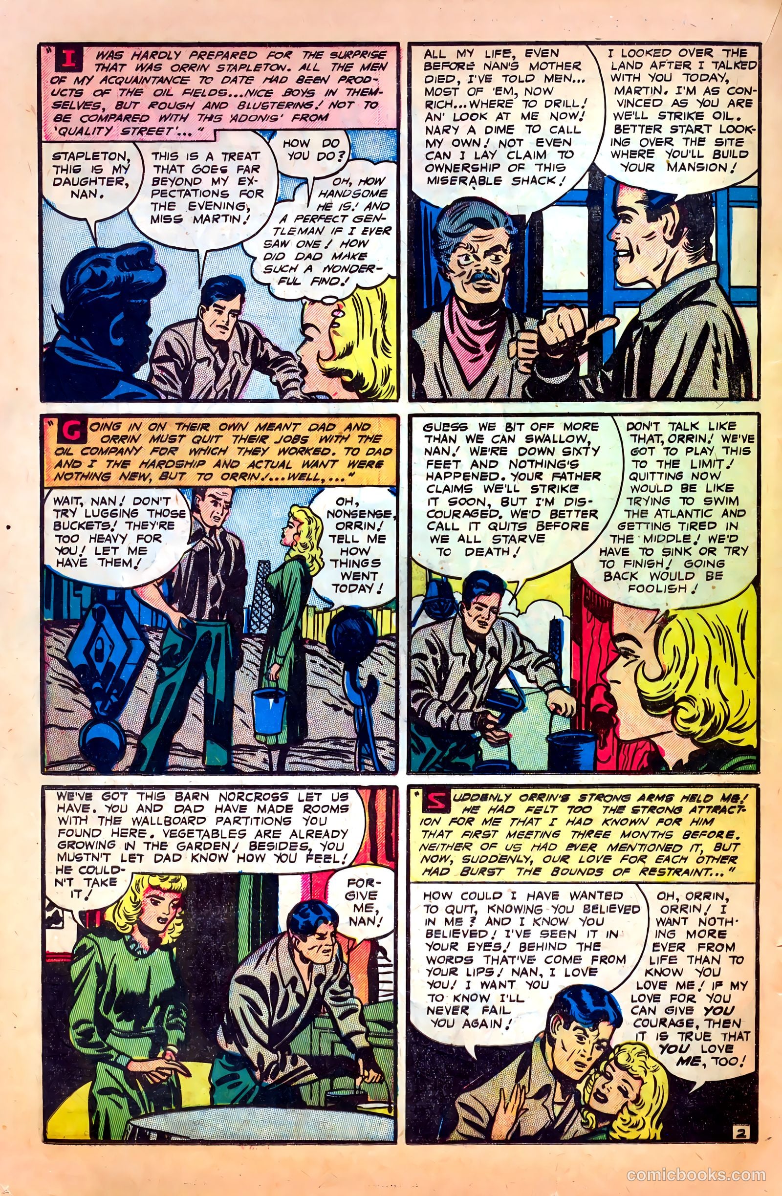 Romantic Love #2 (1951) — page 20 of 36