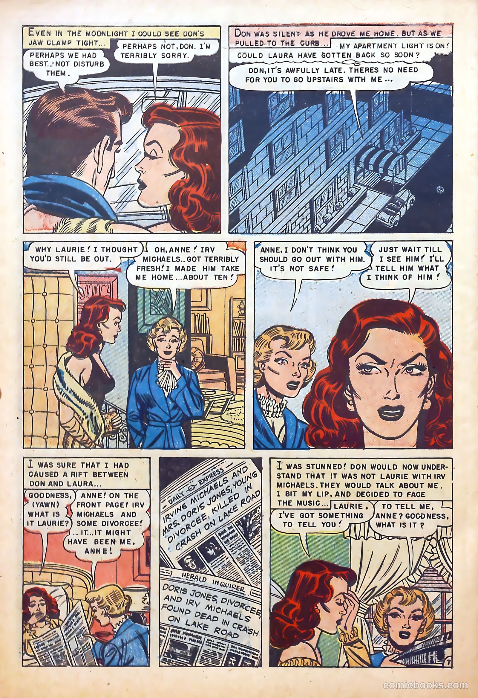 Romantic Love #20 (1954) — page 32 of 37
