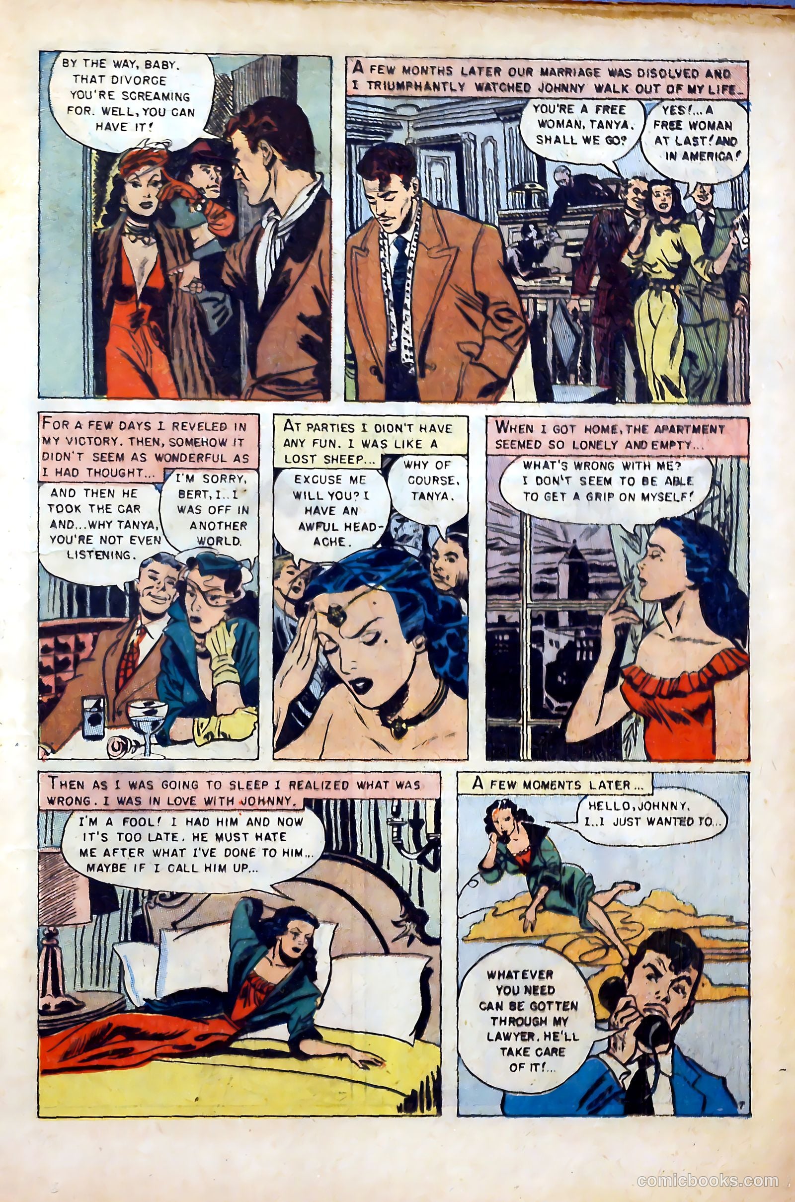 Romantic Love #21 (1954) — page 17 of 36